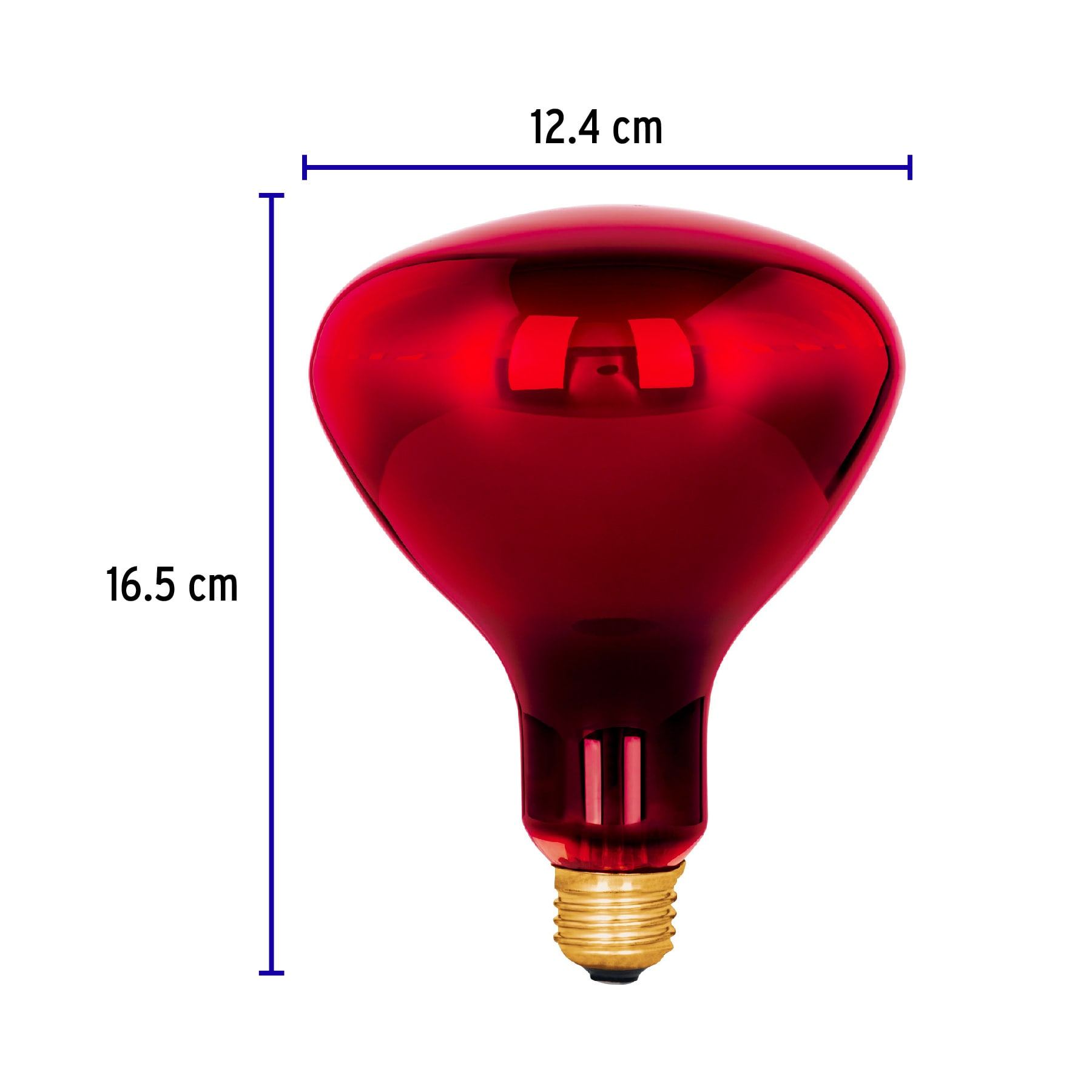 Lámpara BR-40 250 W tipo reflector infrarrojo terapéutico