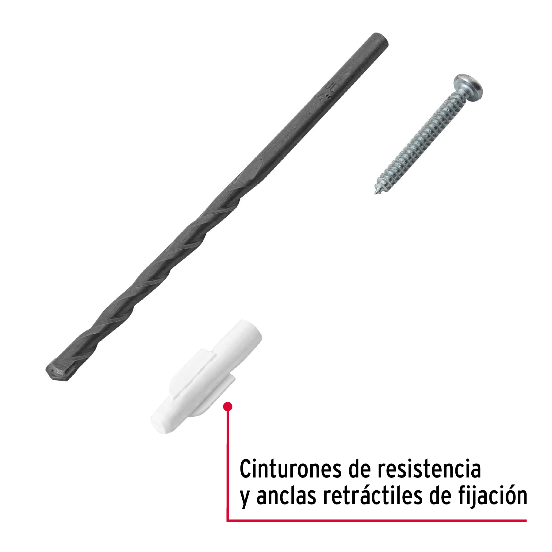 Kit de 20 taquetes 3/16' con pijas #6
