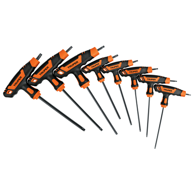 Juego de 8 llaves torx mango T, T9-T40