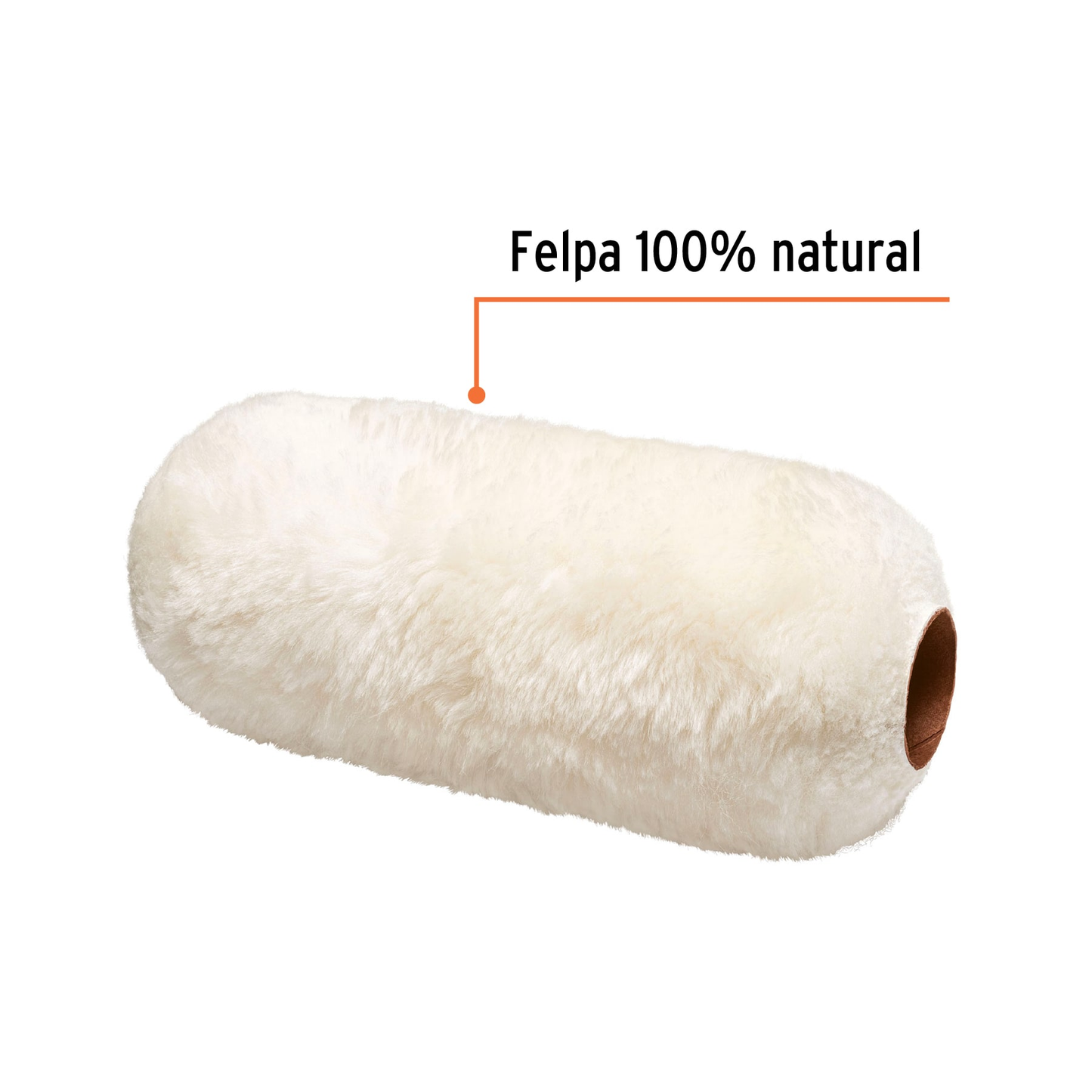 Felpa para rodillo para pintar 9 x 1-1/4, Truper Expert