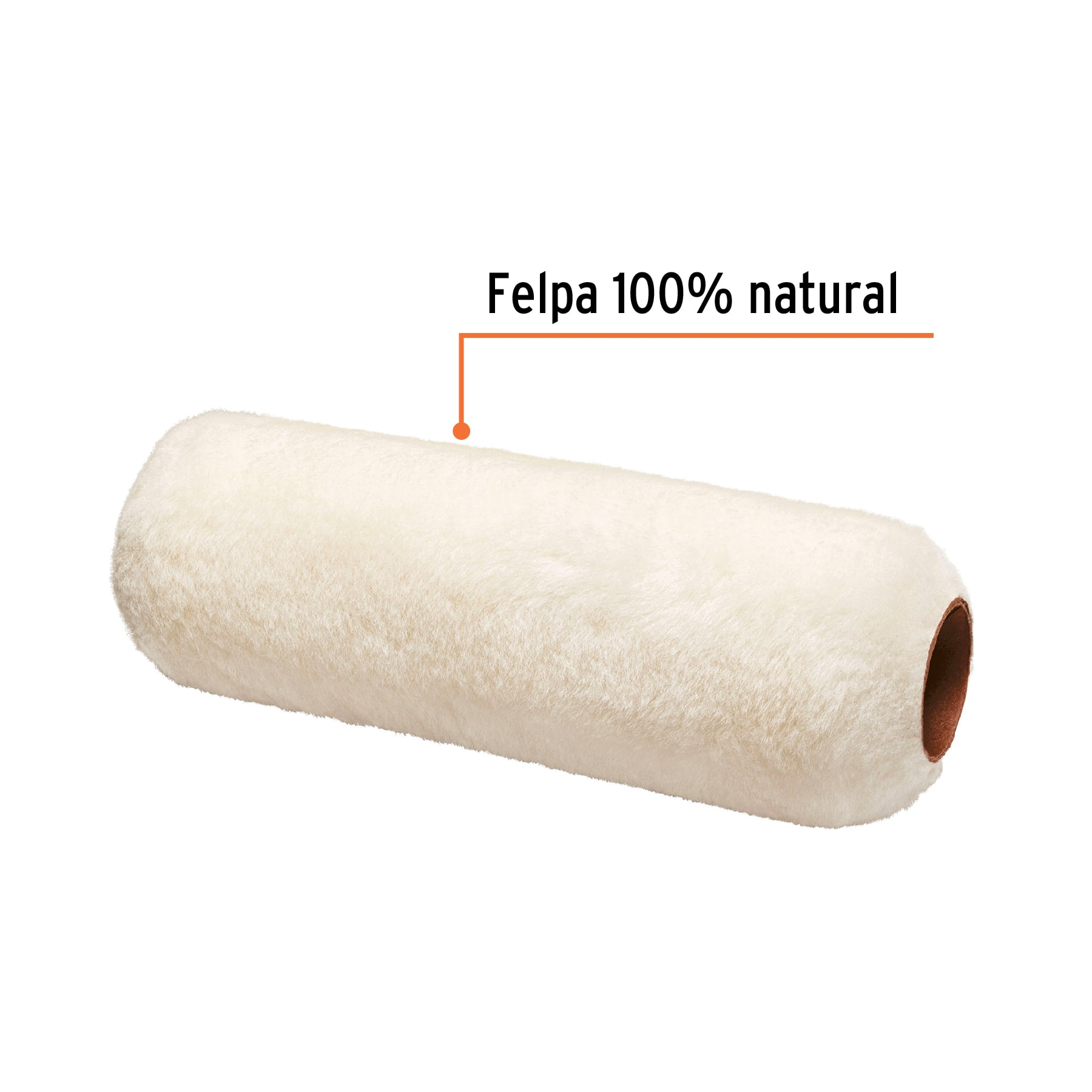 Felpa para rodillo para pintar 9 x 3/4, Truper Expert