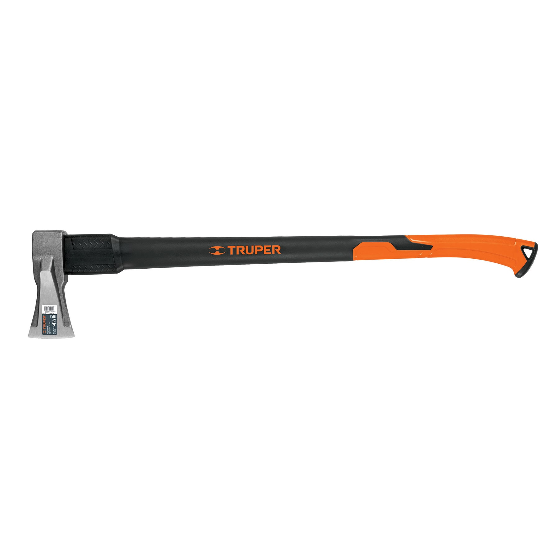 Hacha para rajar madera 4.5 lb, mango fibra de vidrio 34'
