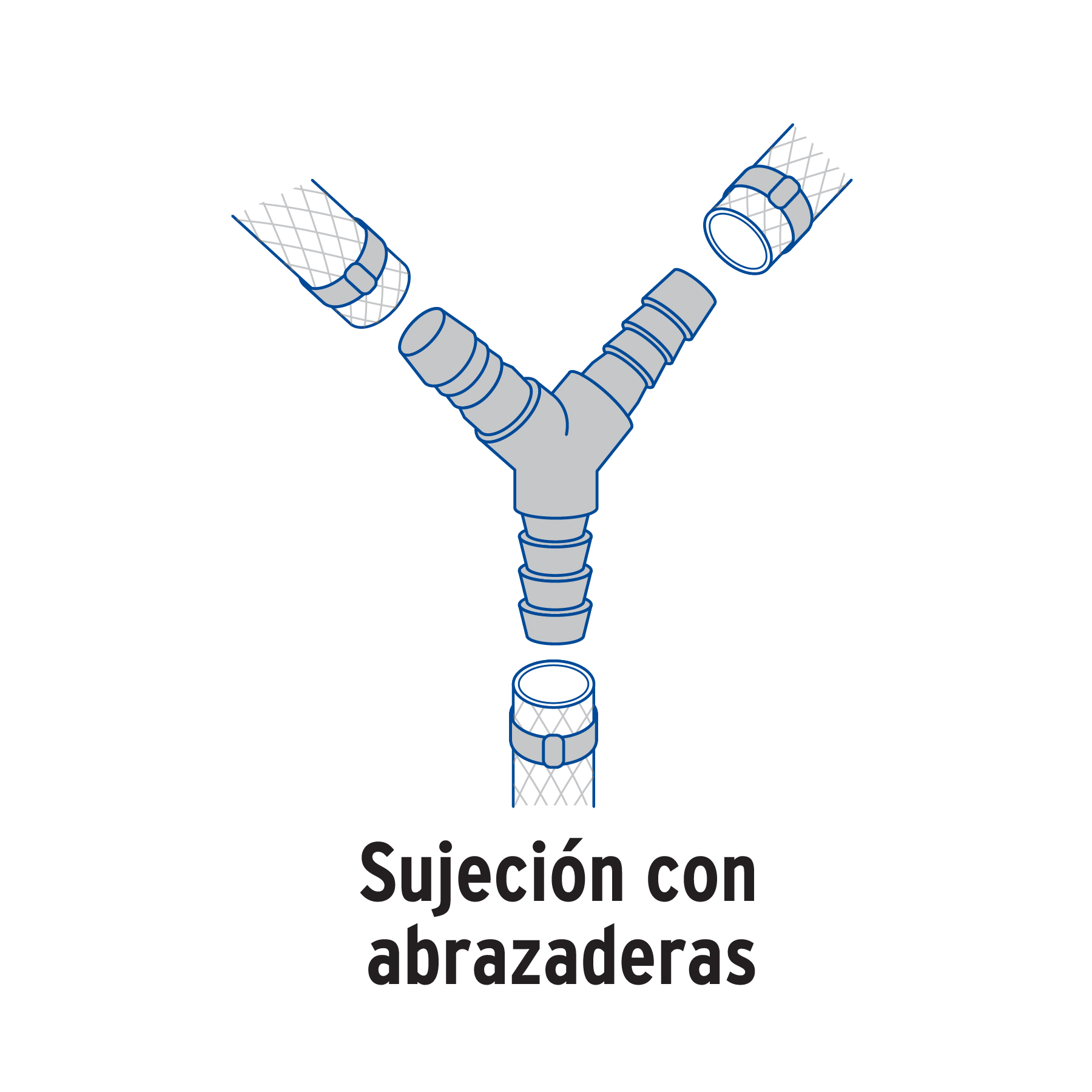 Y inserción de polipropileno, 1"