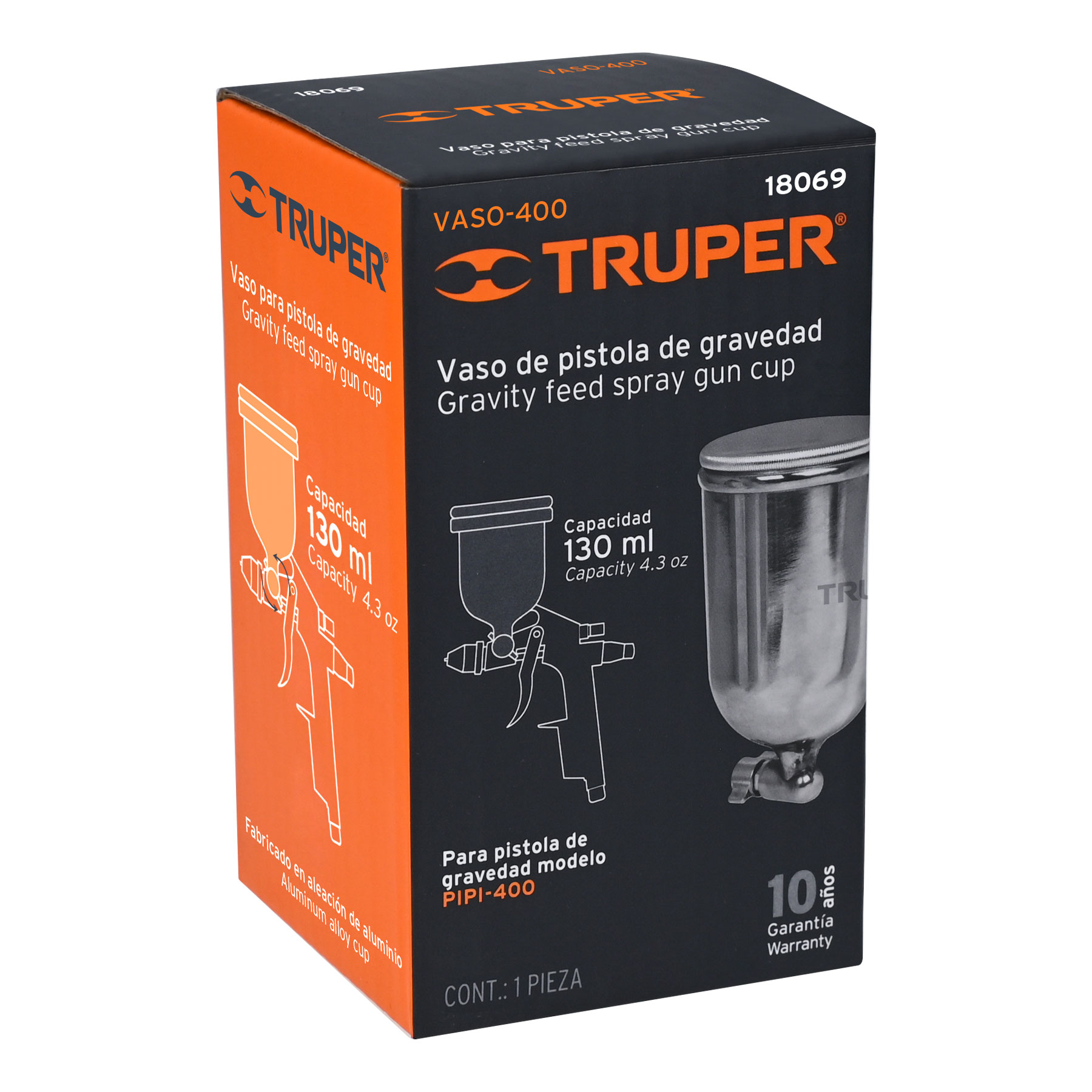 Vaso aluminio de repuesto para PIPI-400