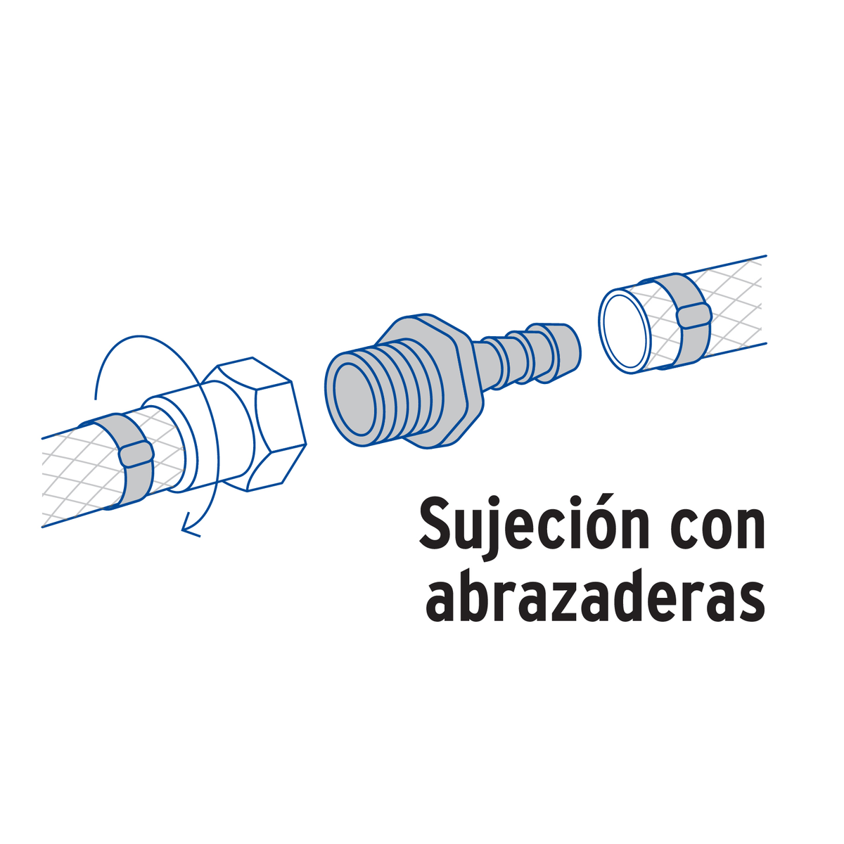 Adaptador inserción rosca exterior, 1x1"