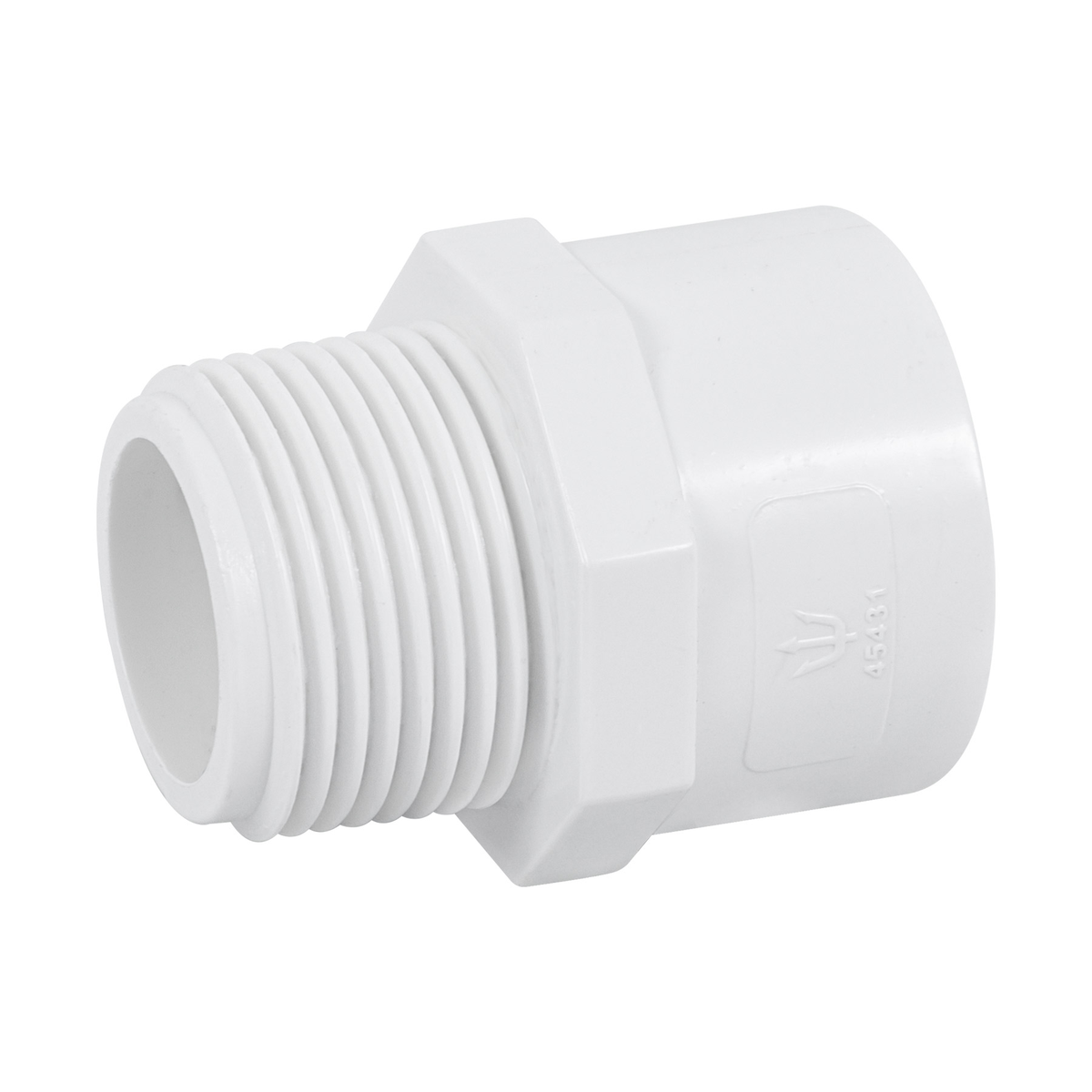 Adaptador macho de PVC 1"