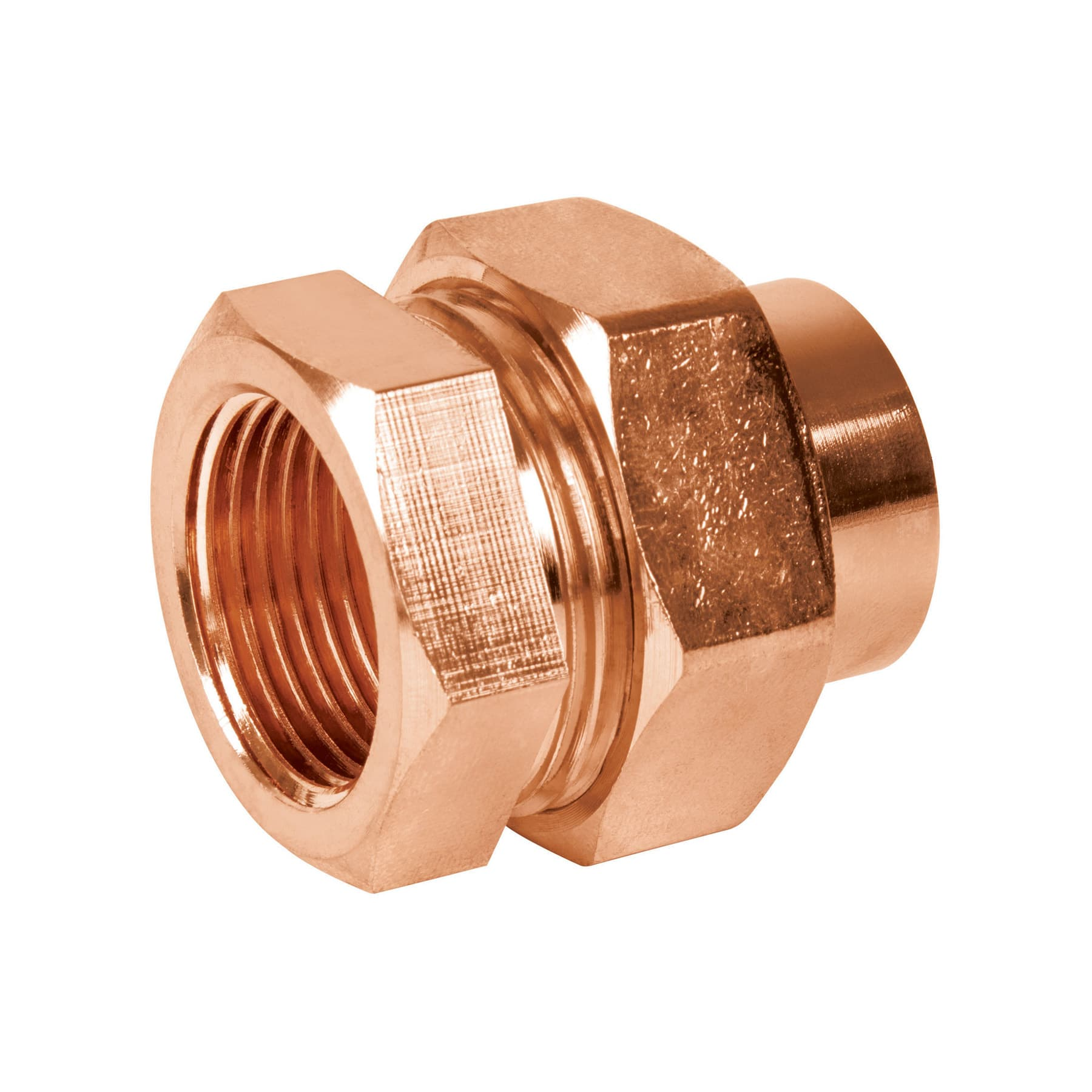 Tuerca unión cobre a rosca interior 3/4"