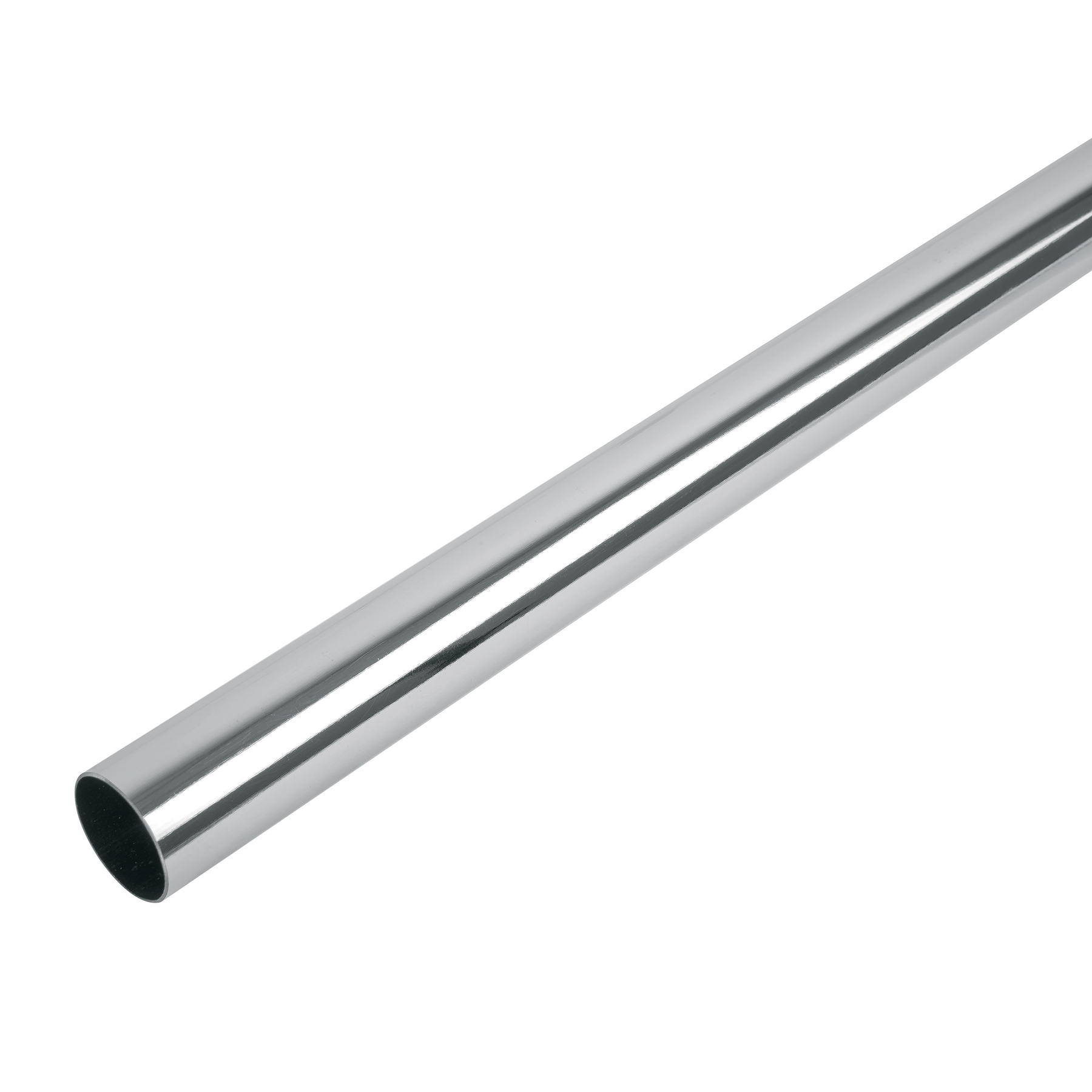 Tubo redondo cromado para closet