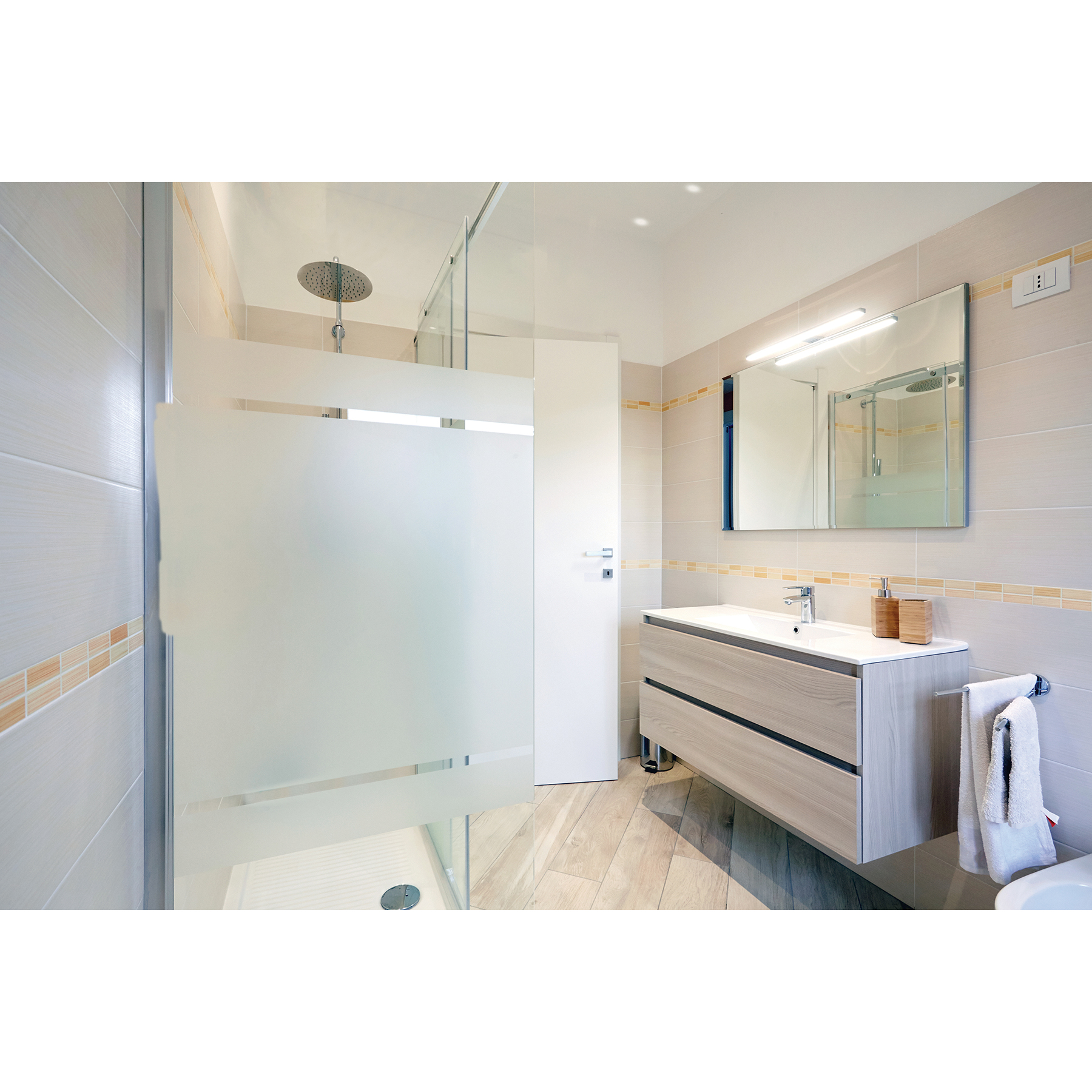 Arbotante decorativo, cromado, 7 W, LED