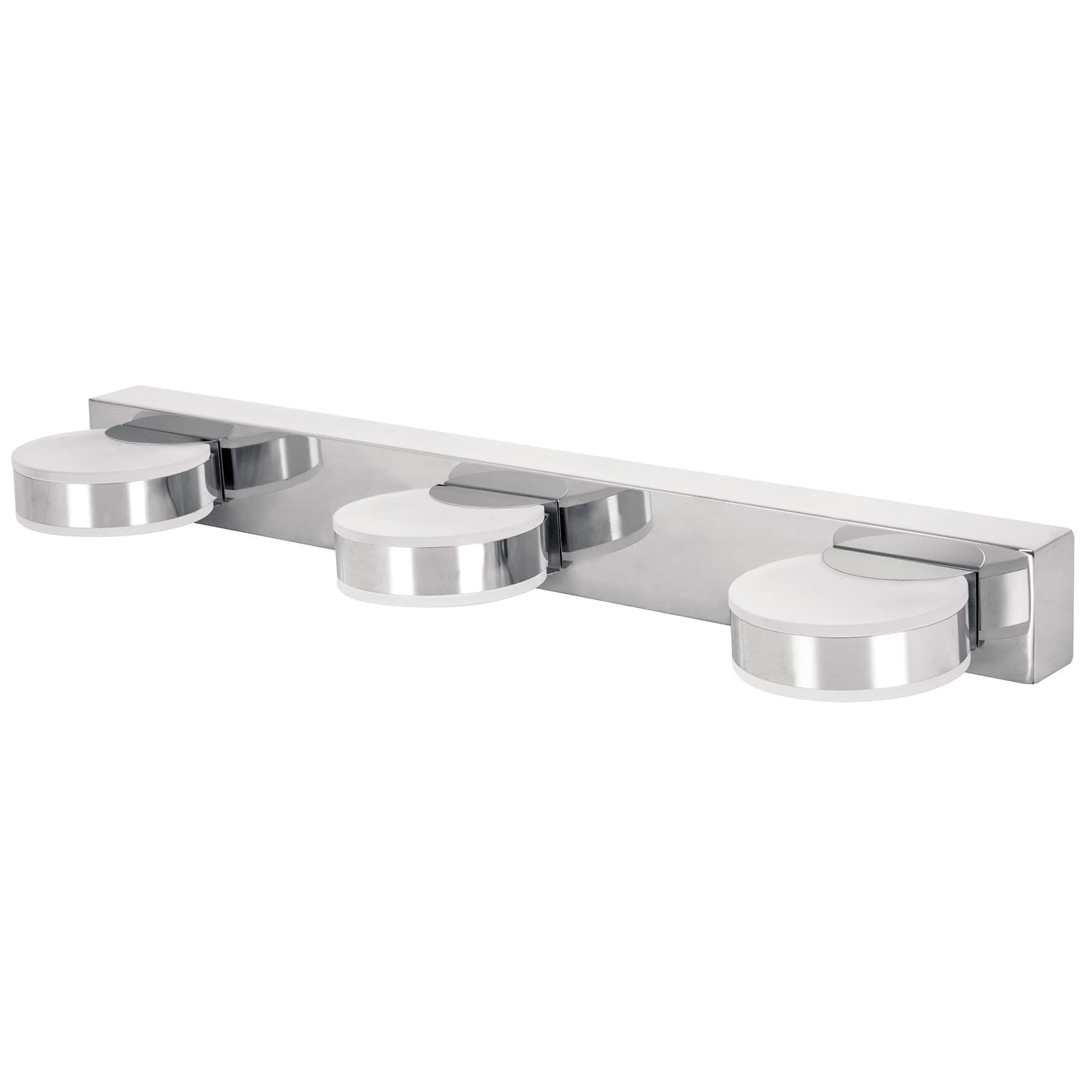 Arbotante decorativo, triple, cromado, 9 W, LED