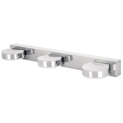 Arbotante decorativo, triple, cromado, 9 W, LED