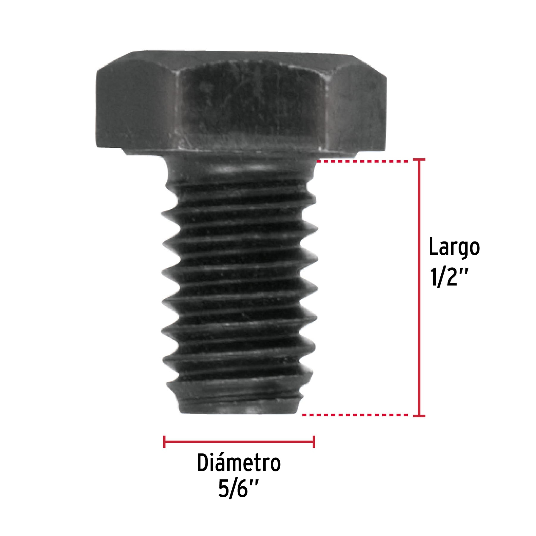 Tornillo Grado 5, 5/16 X 1/2", 100 piezas
