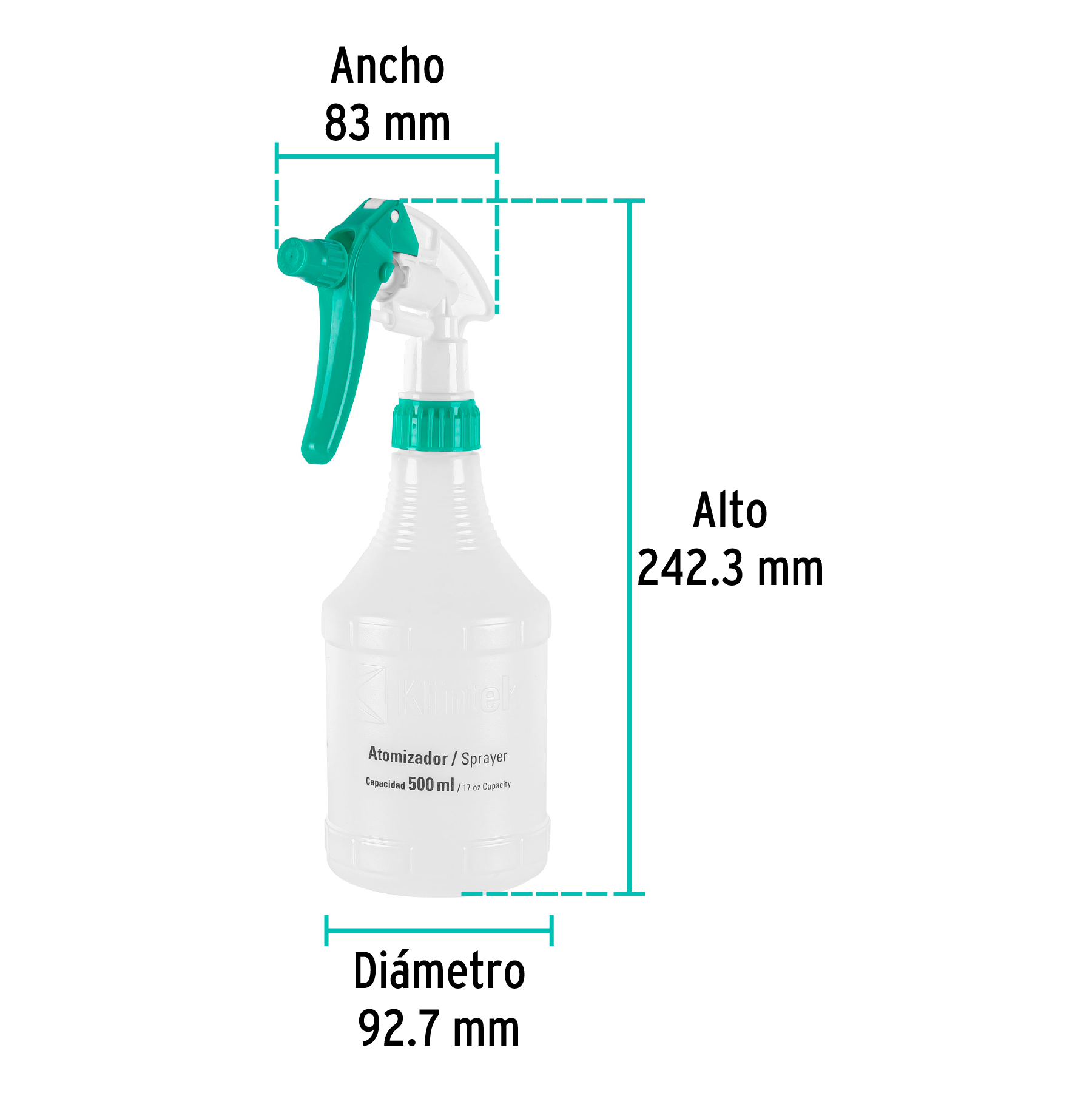 Atomizador de 1/2 litro