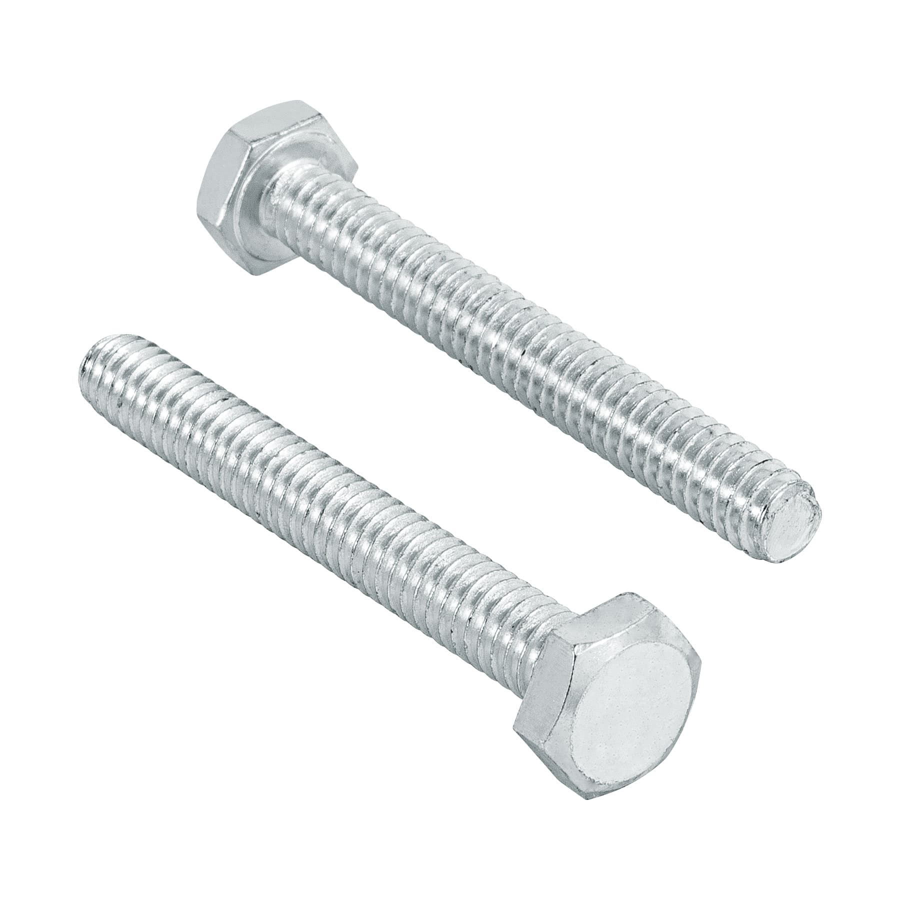 Tornillo acero galvanizado tipo máquina 1/4x2", 60 pzas