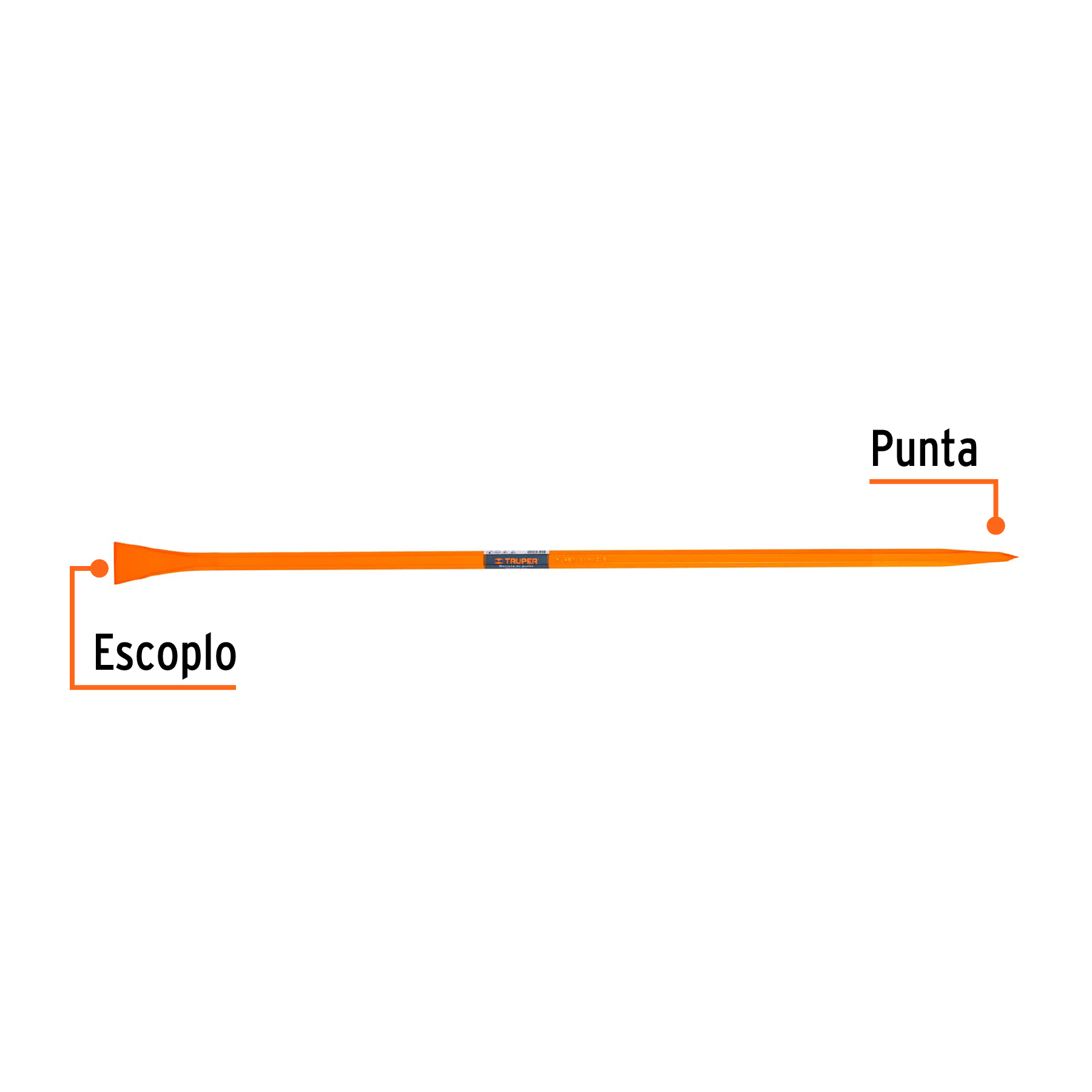 Barreta de punta de 1" x 150 cm