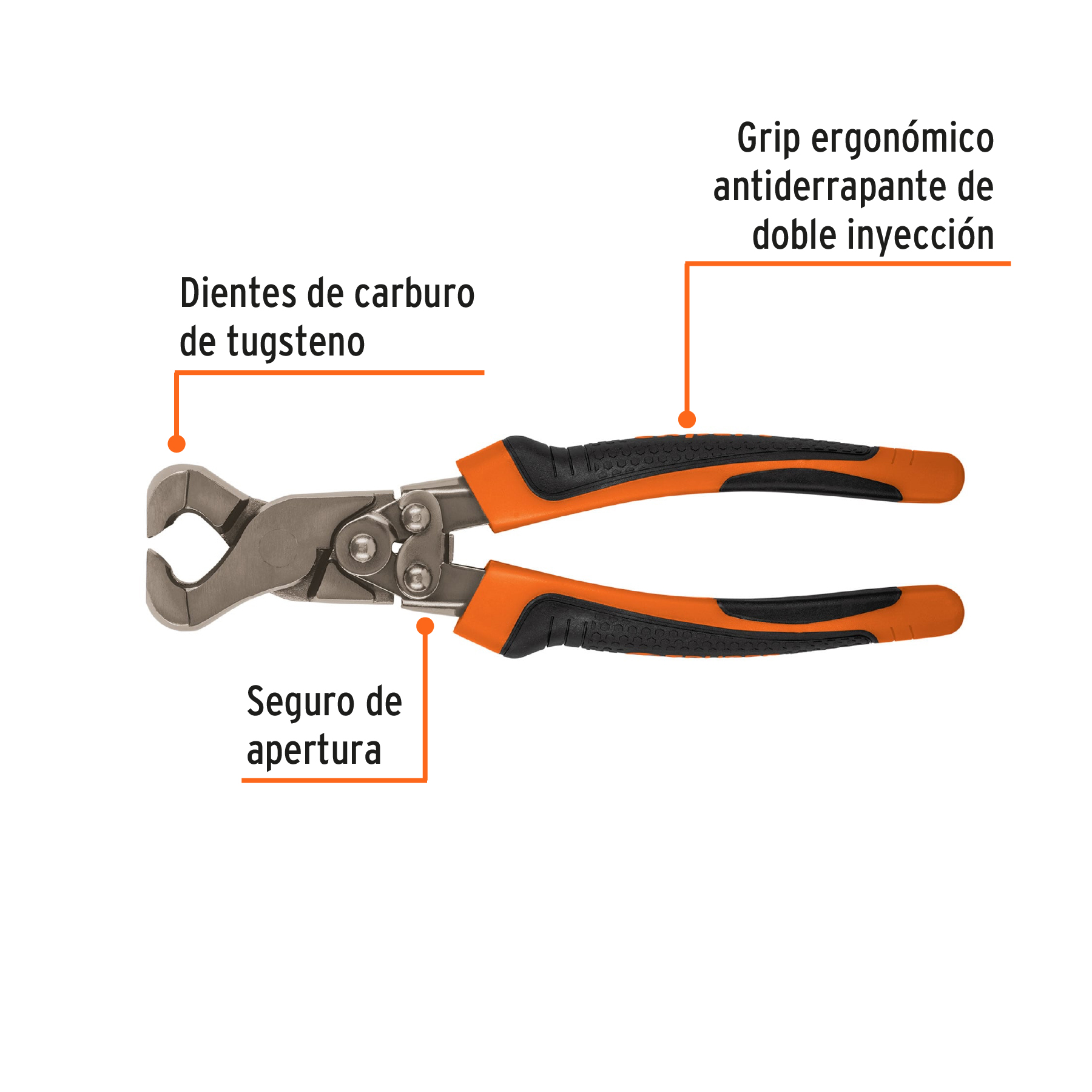 Tenaza para azulejo, 9", Truper Expert