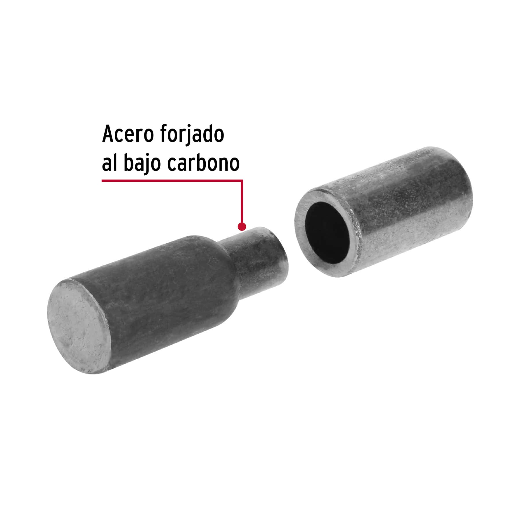Bisagra tubular soldable 1"