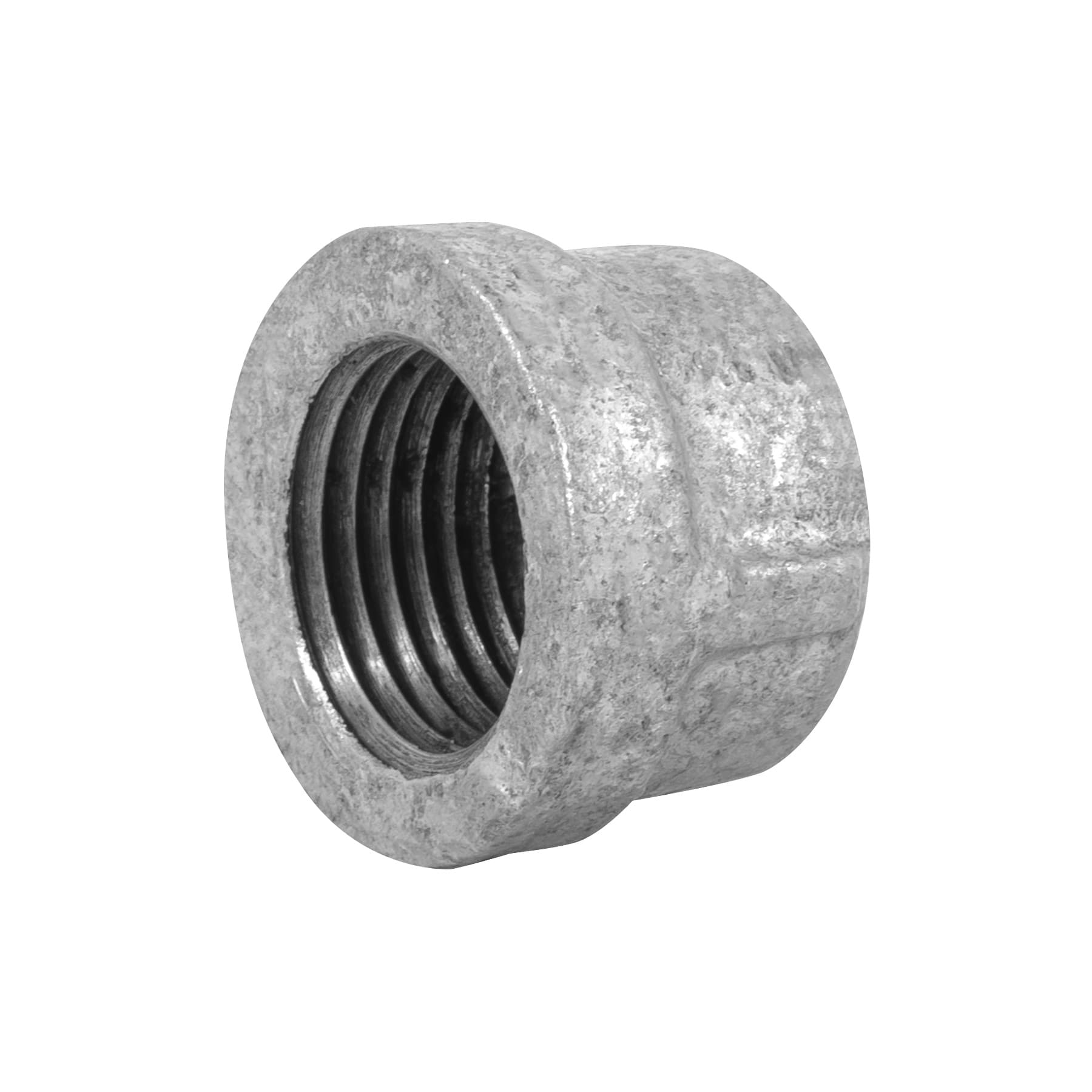 Tapón capa, acero galvanizado, 1/2"