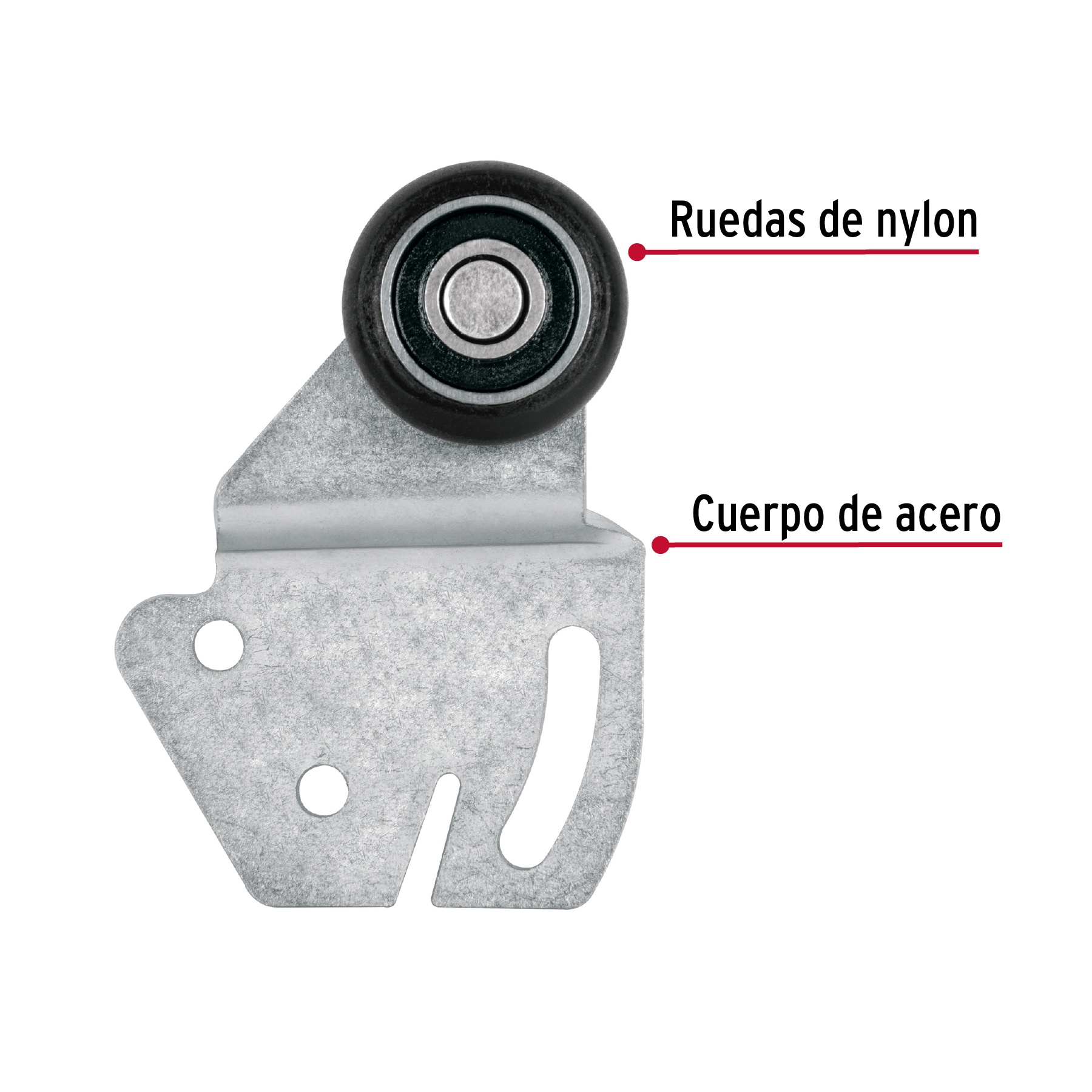 Sistema corredizo para riel superior de closet