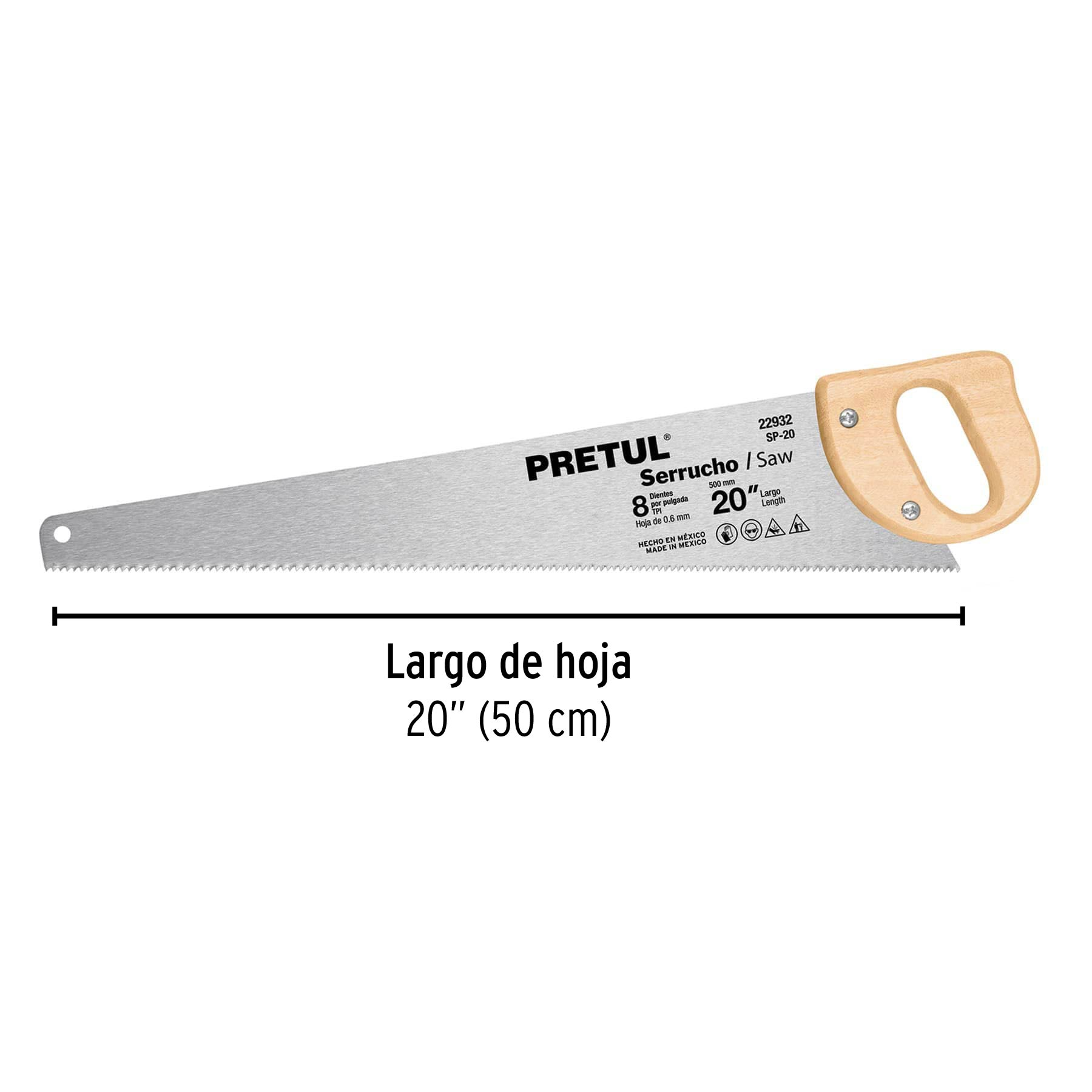 Serrucho 20" Pretul