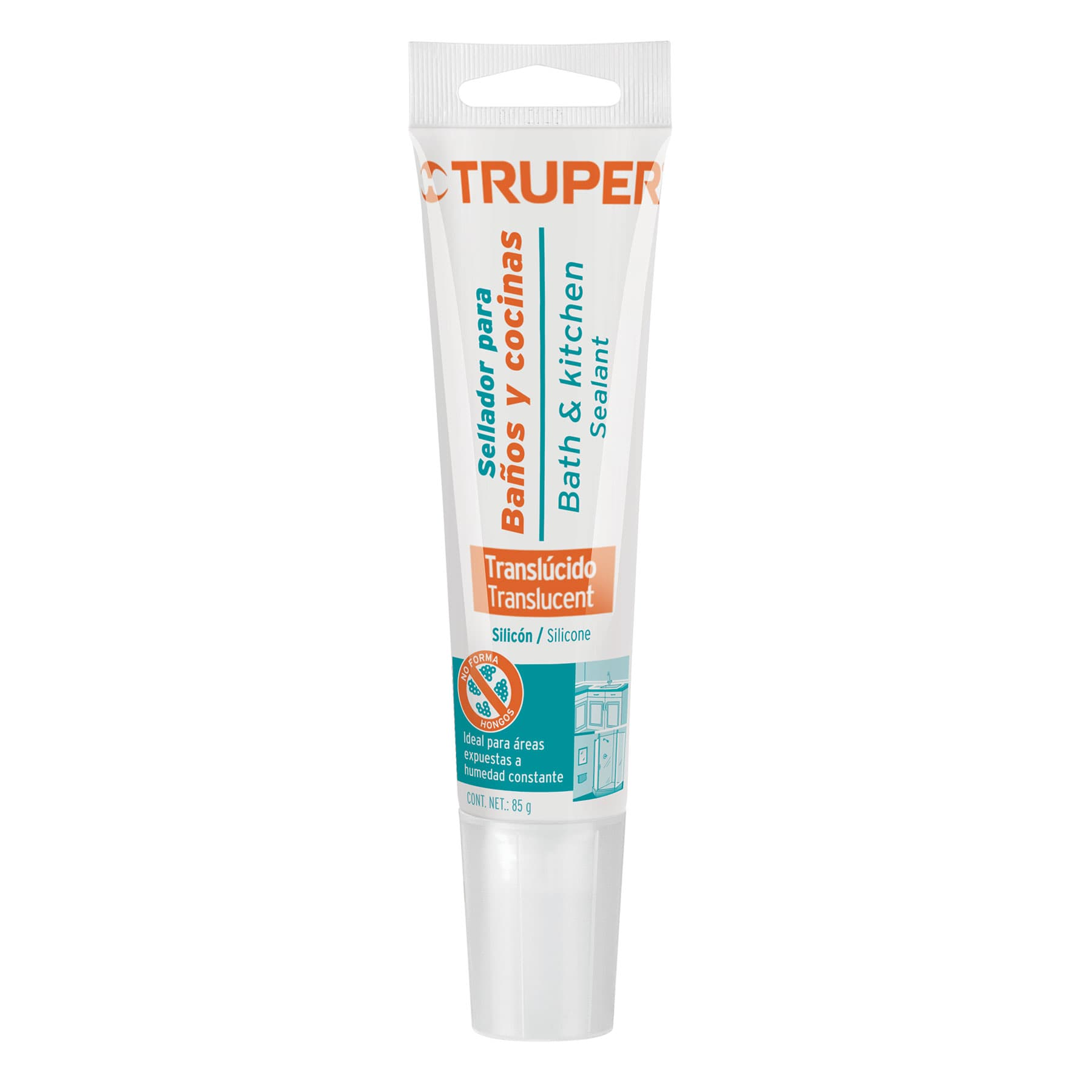 Sellador transparente para baño y cocina, 85 gr