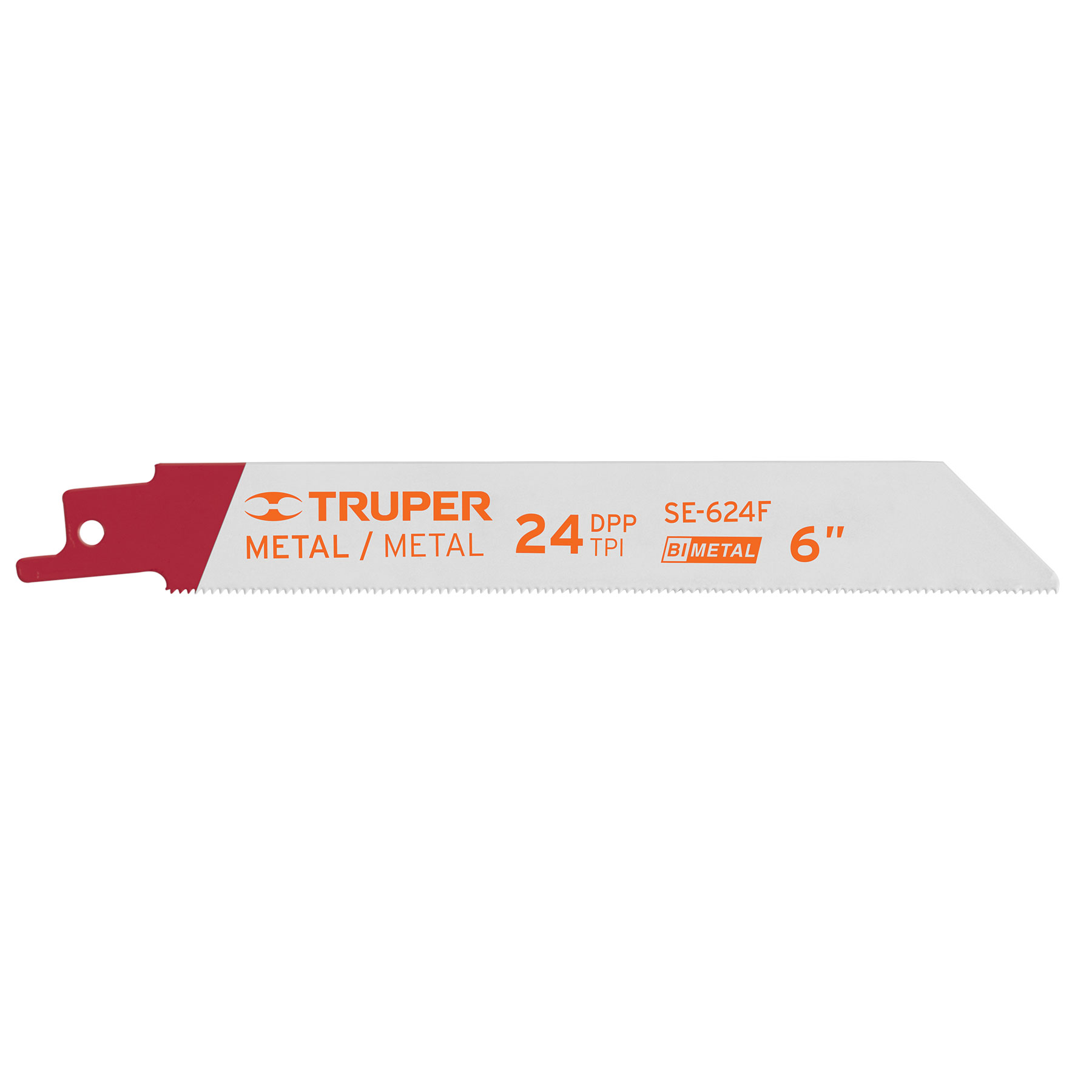 Segueta sierra sable, 6", 24 DPP, recta para metales, 2 pzas