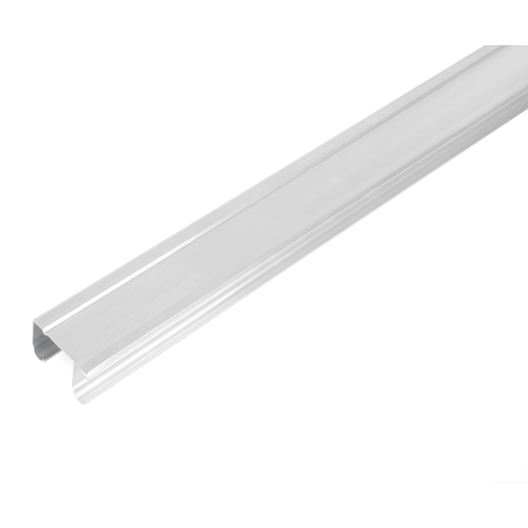 Riel superior "JJ" de aluminio para puerta corrediza 3 m