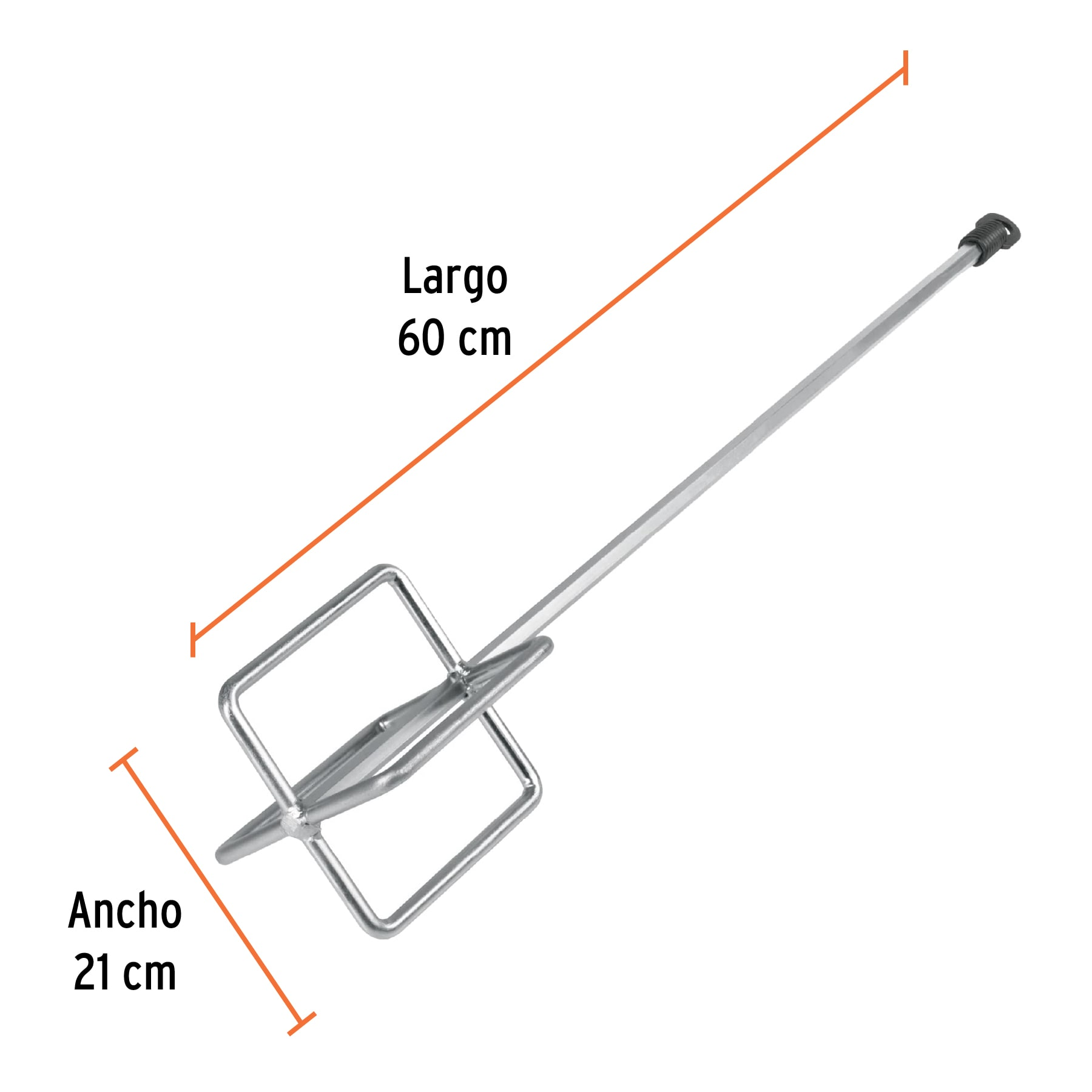 Revolvedor para mortero, 120 mm diámetro