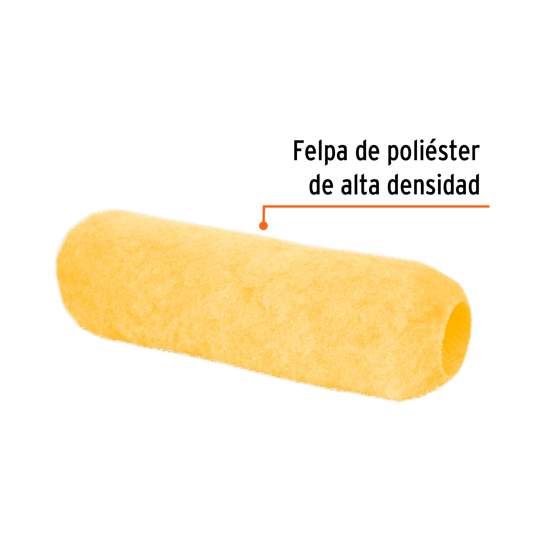 Repuesto para rodillo para pintar, felpa 9 x 3/4"