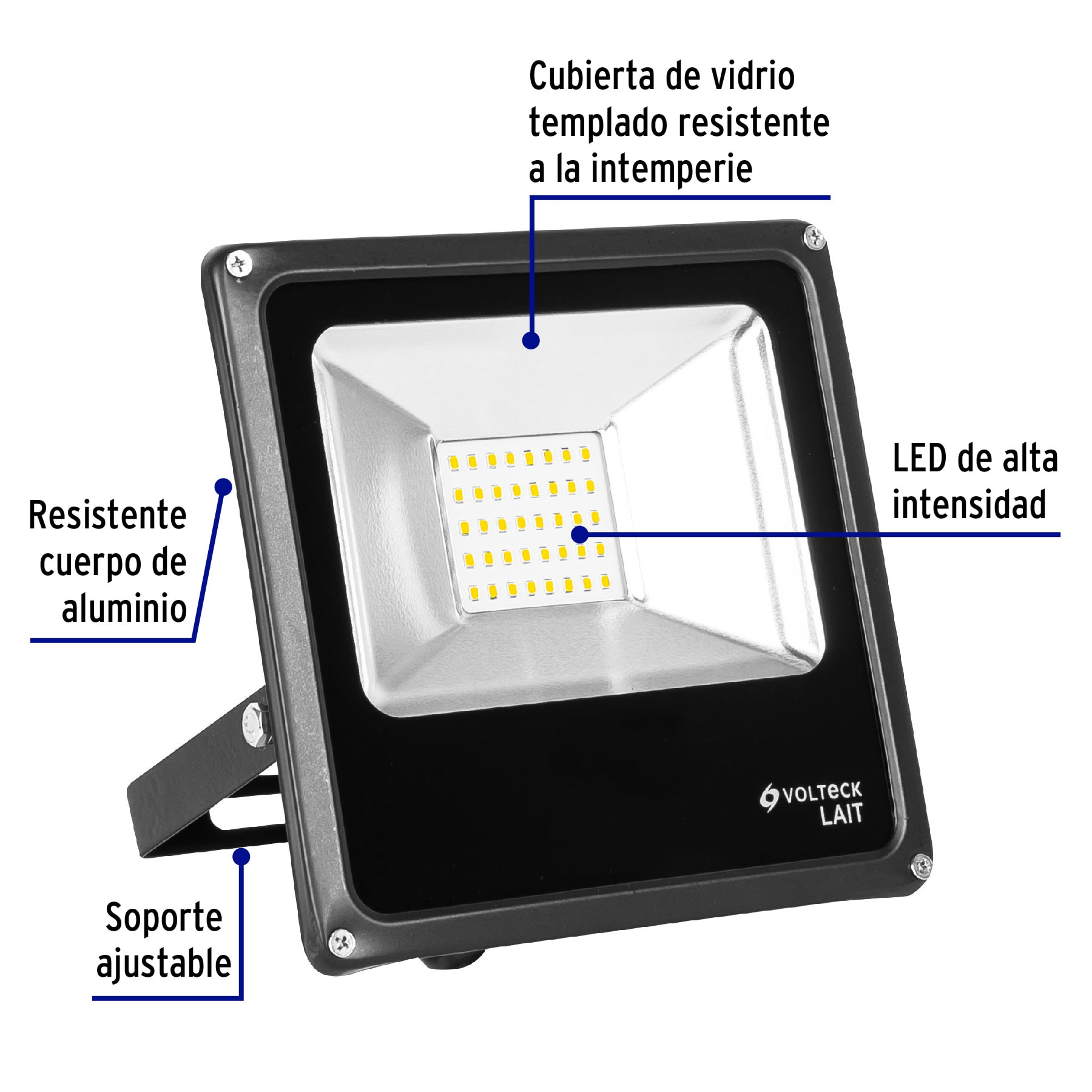 Reflector delgado de LED, 20 W