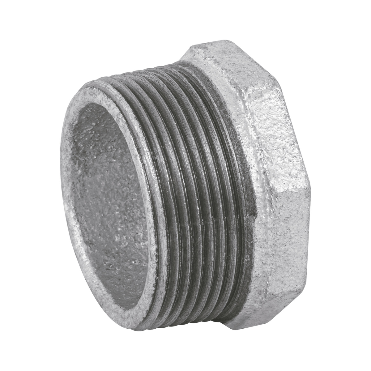 Reducción bushing, acero galvanizado, 1-1/2 x 1/2"