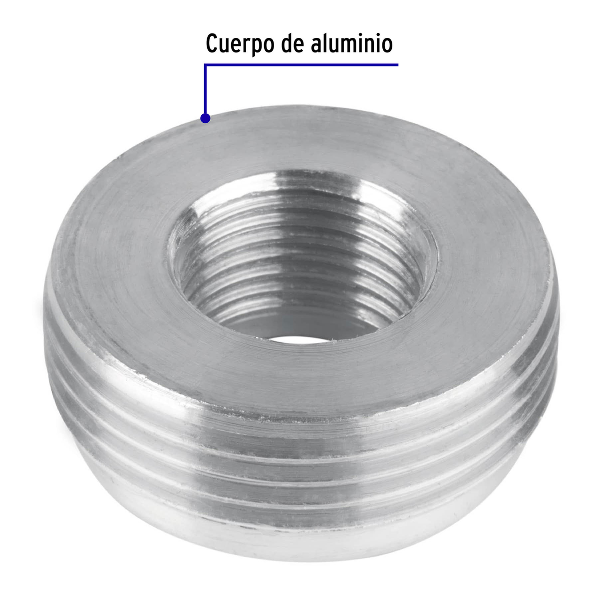 Reducción bushing 1-1/4" a 1/2"