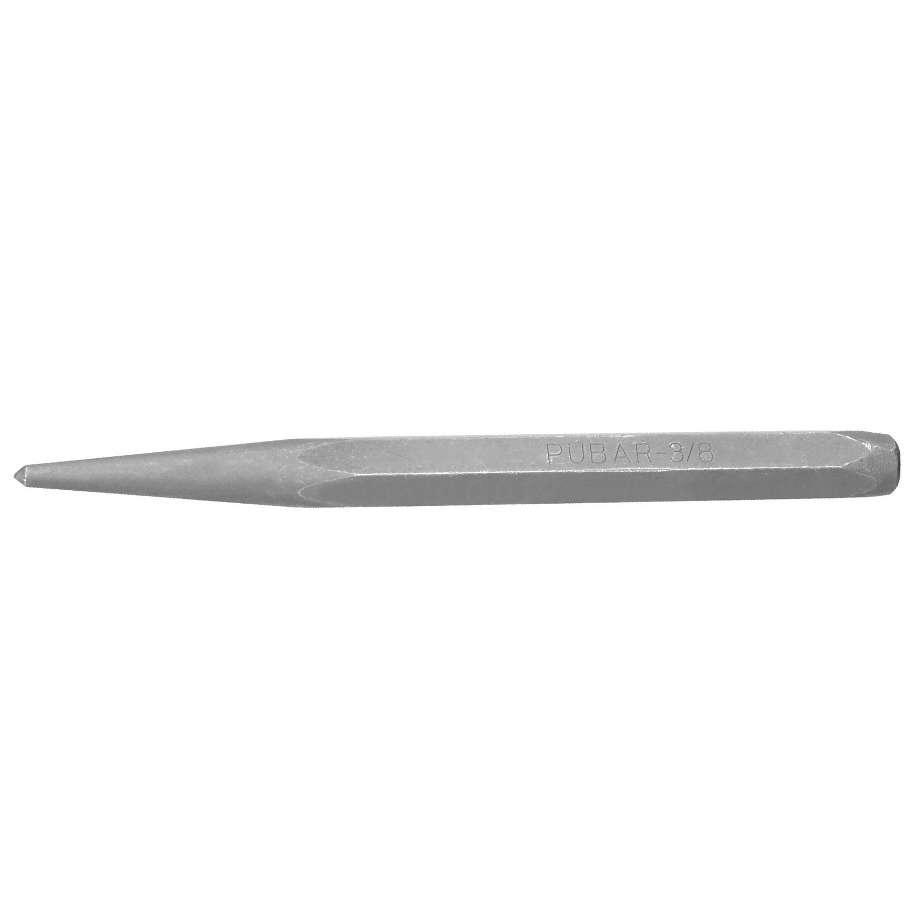 Punzón 3/8" para barrenar, largo 4-7/8"