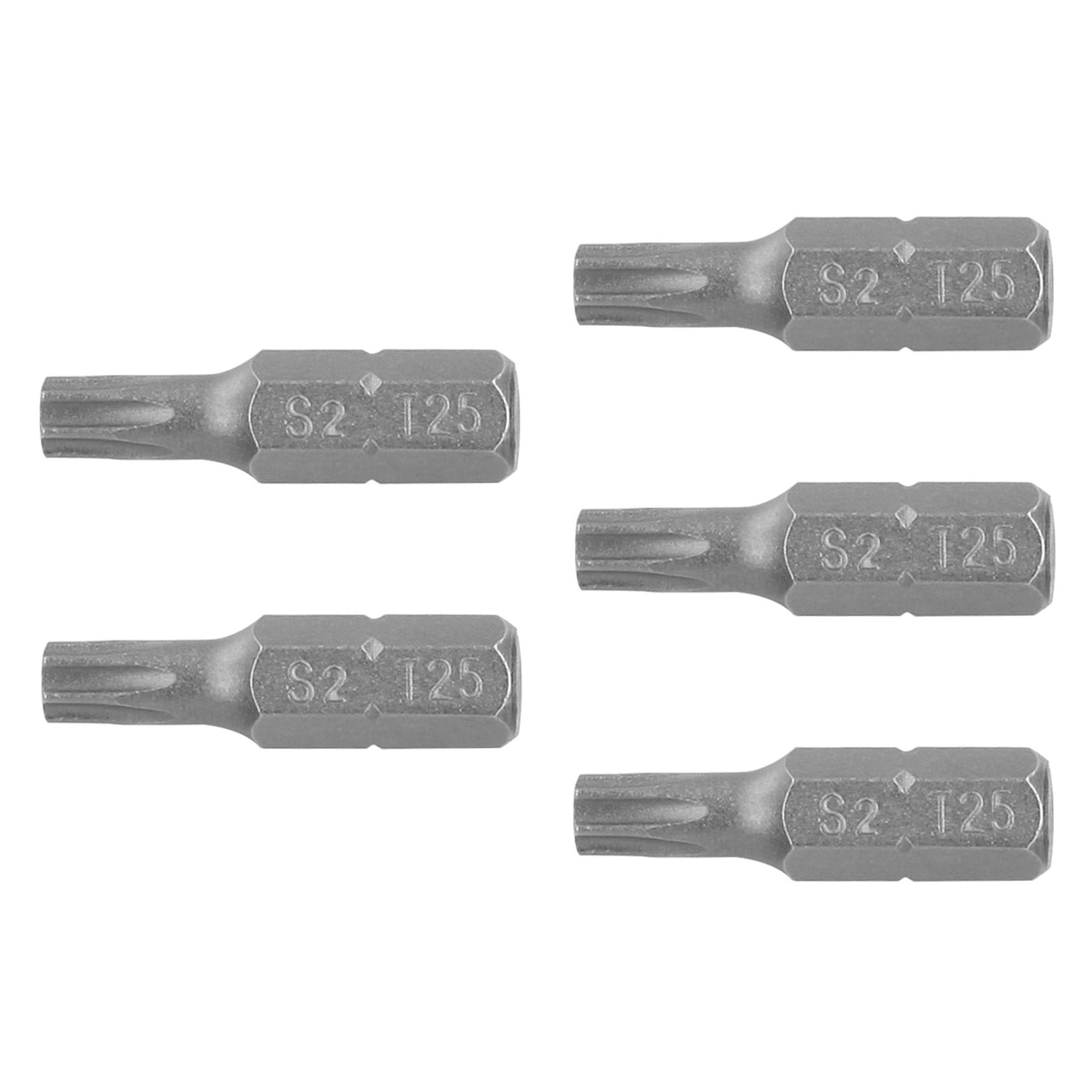 Puntas para desarmador Torx T25, 1", 5 piezas