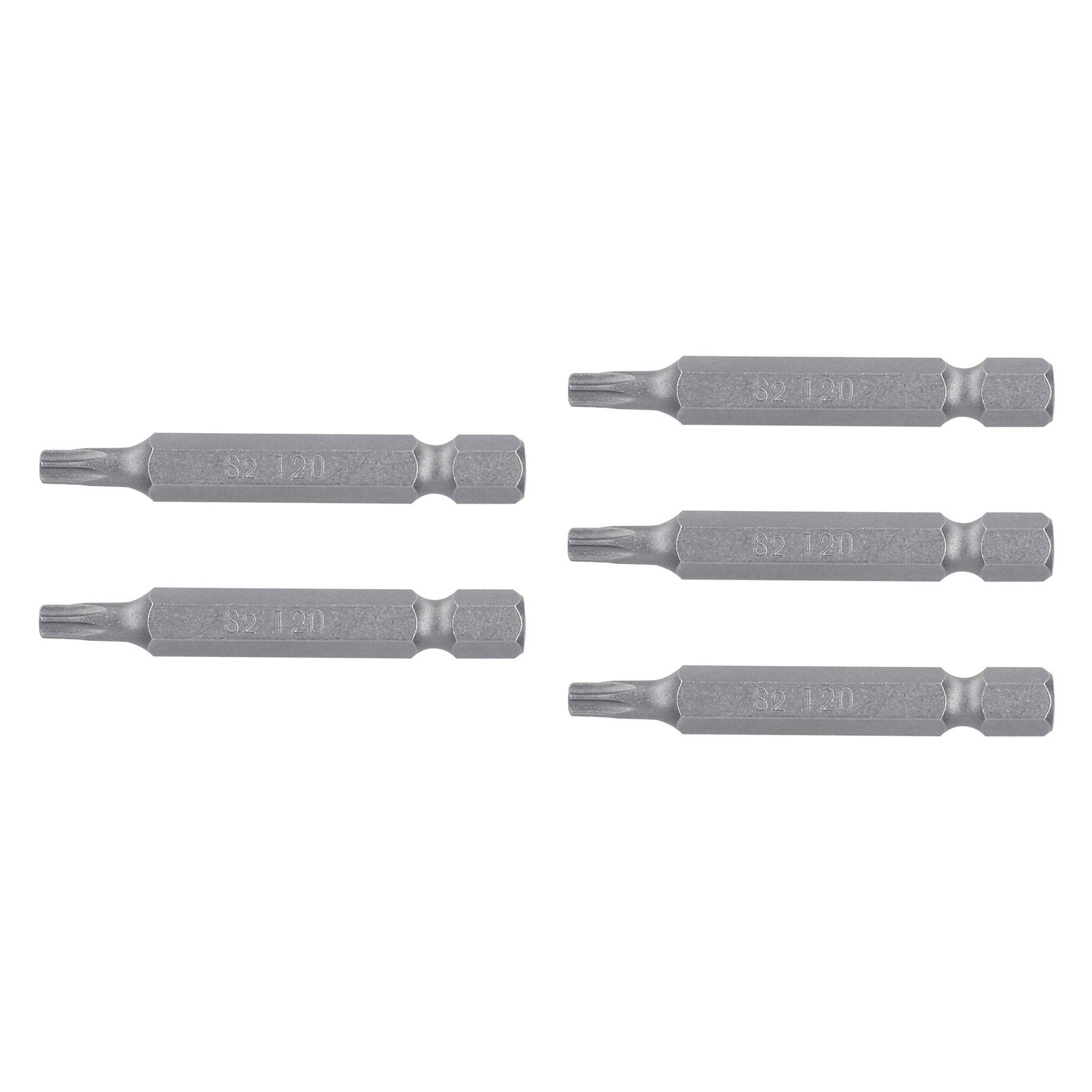 Puntas para desarmador Torx T20, 2", 5 piezas
