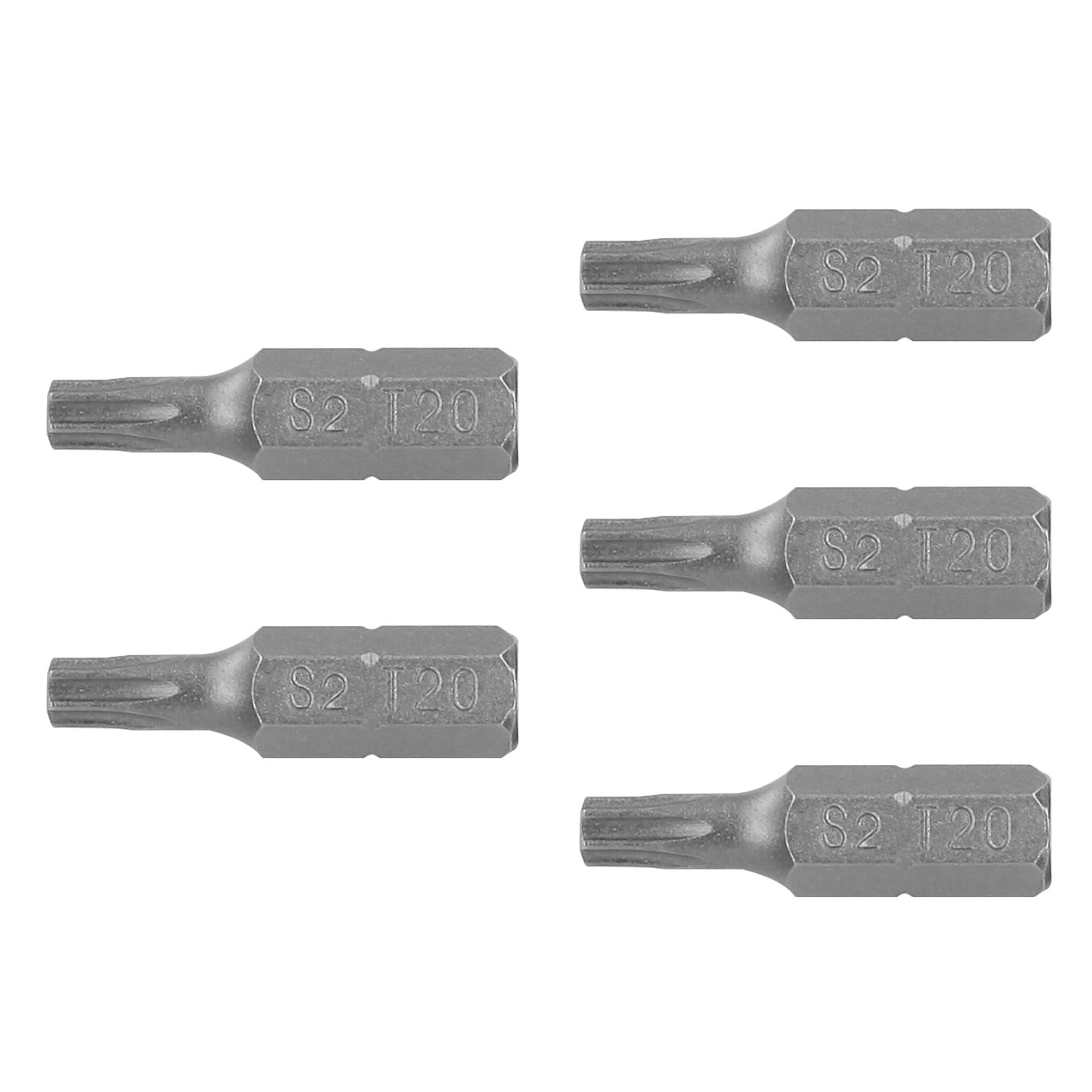Puntas para desarmador Torx T20, 1", 5 piezas