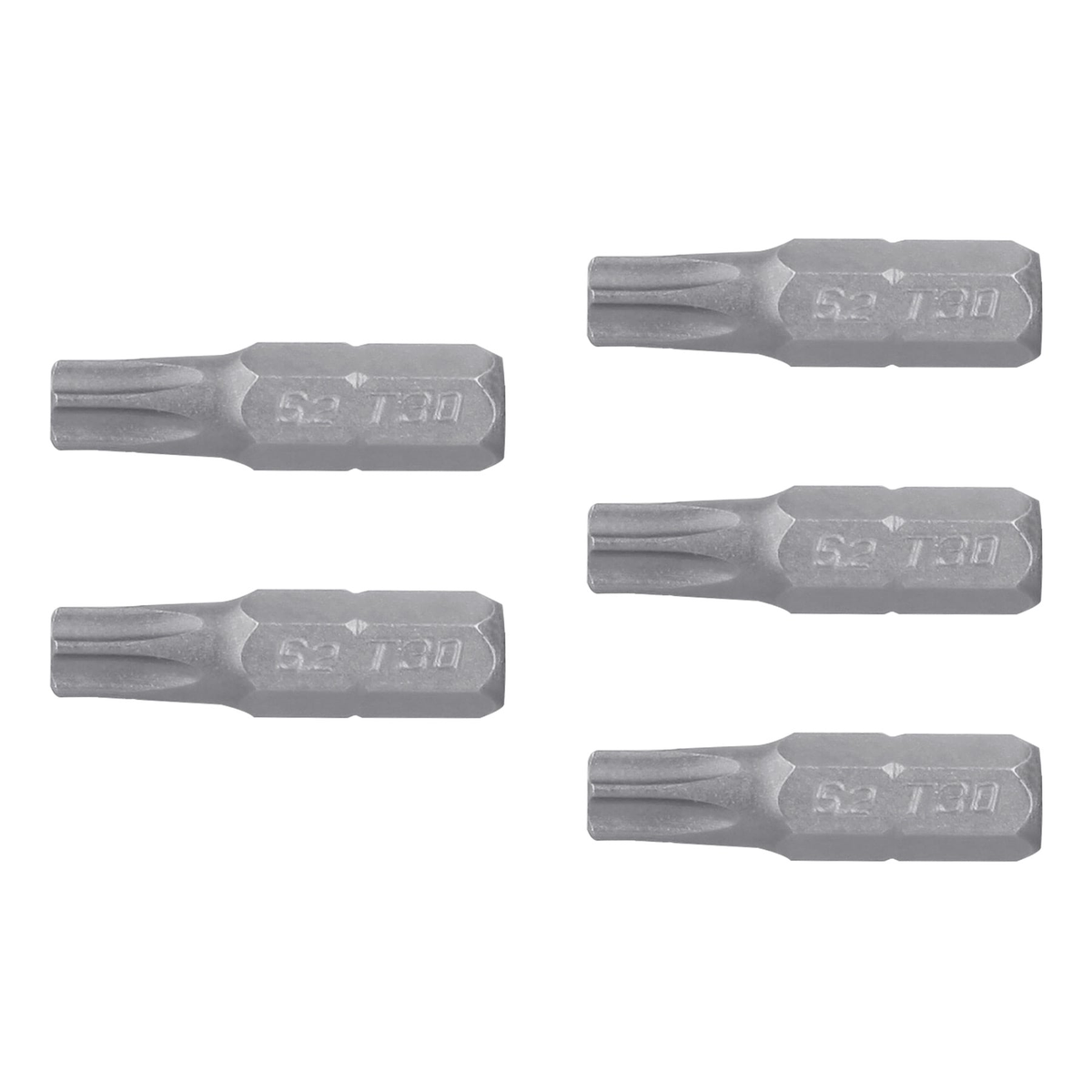 Puntas para desarmador Torx seg T30, 1", 5 piezas