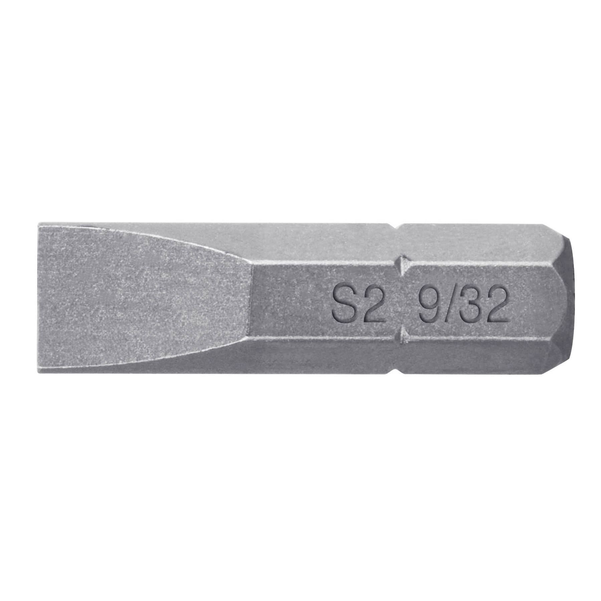 Puntas para desarmador planas, P28, 1", 5 piezas