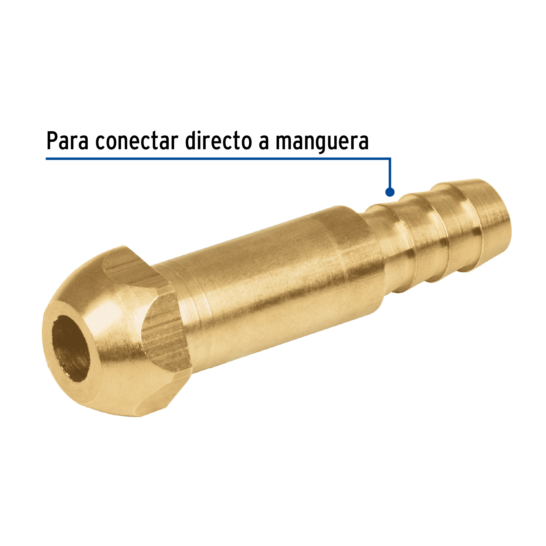 Punta pol 3/8" x 6 cm de espiga