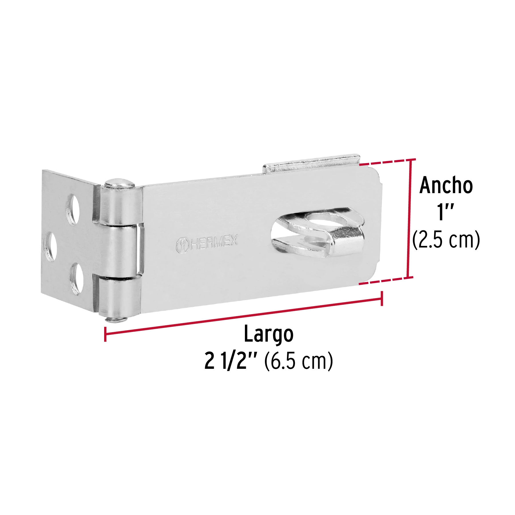 Portacandado acero zincado 2-1/2"