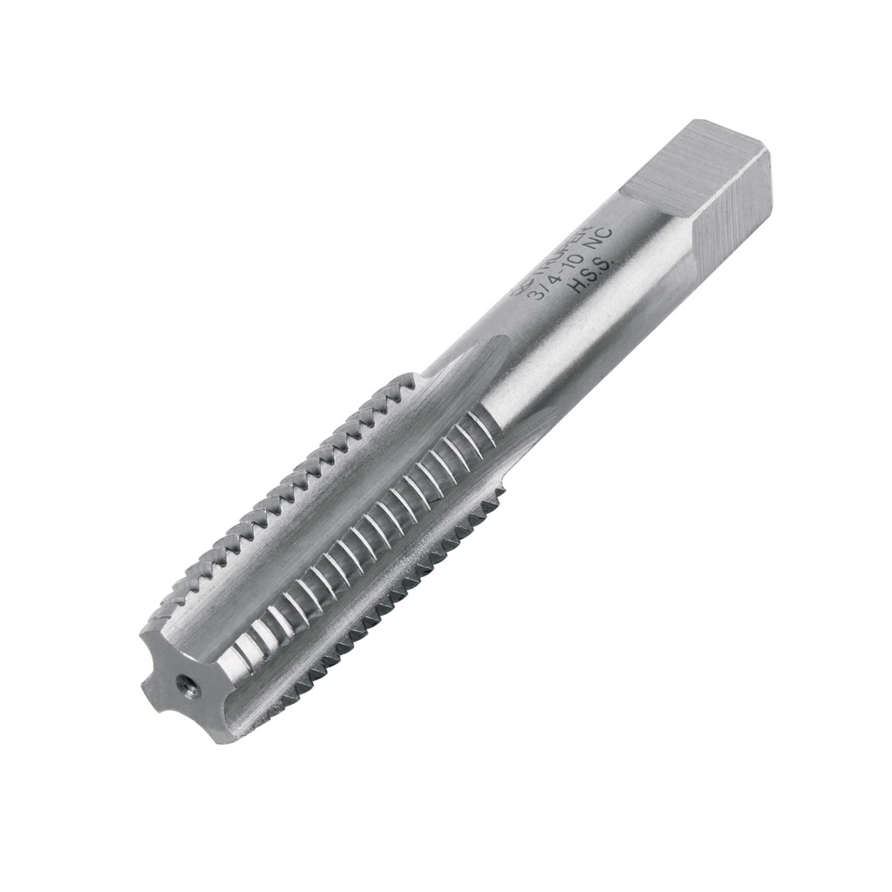 Machuelo semicónico 3/4" x 10 nc, estuche individual