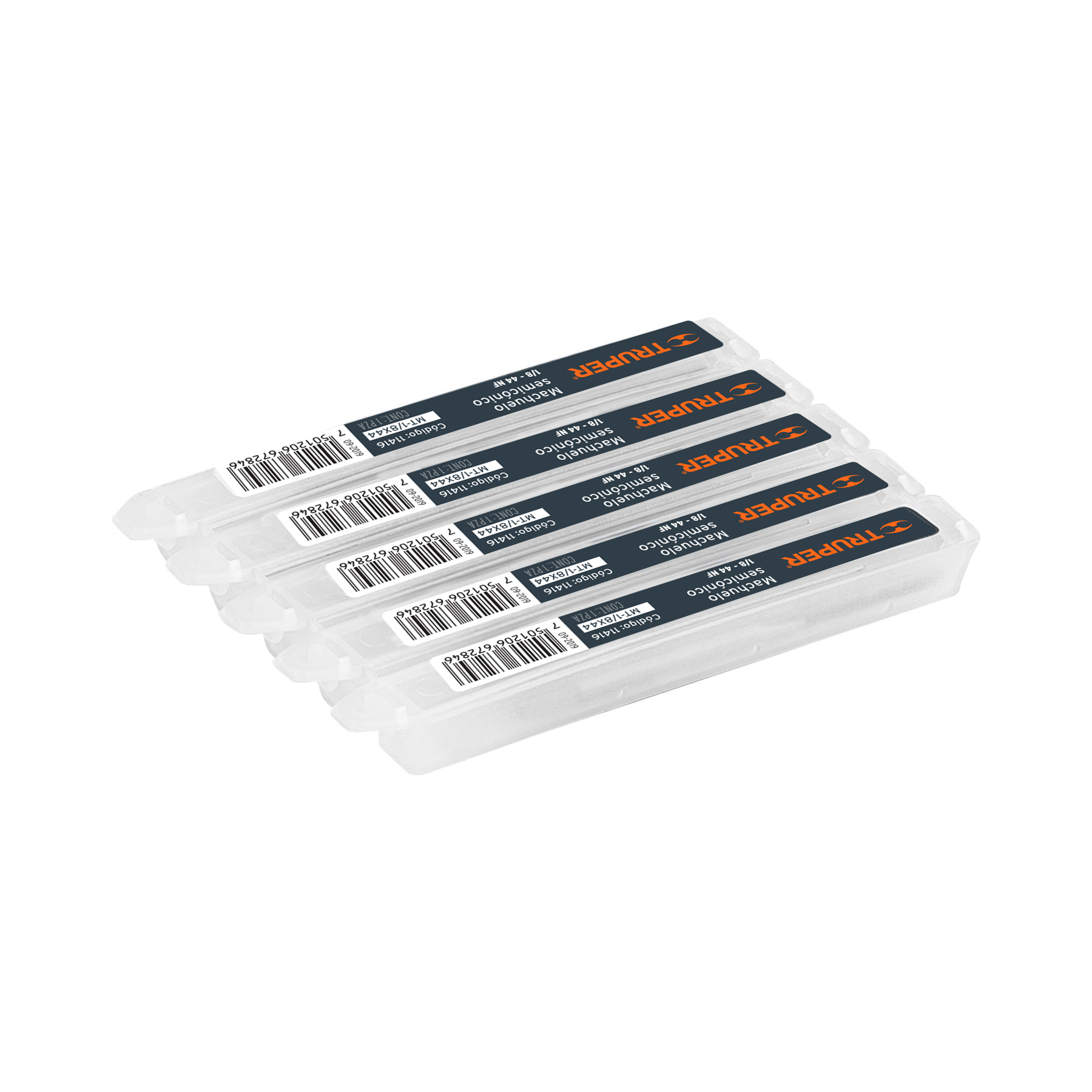 Machuelo semicónico 1/8" x 44 , cuerda fina