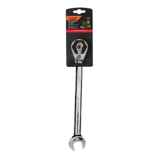 Llave combinada matraca, reversible, 13/16", Truper Expert