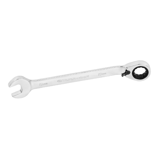 Llave combinada matraca reversible, 19x246 mm,Truper Expert