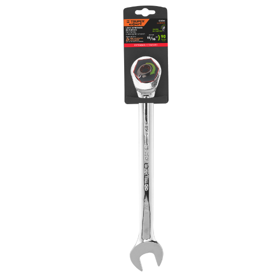 Llave combinada con matraca, 15/16" x 325 mm, Truper Expert