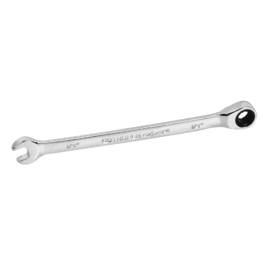 Llave combinada con matraca, 1/4" x 120 mm, Truper Expert