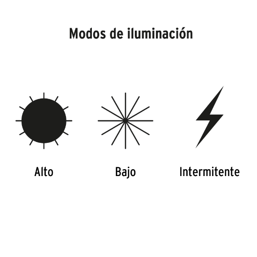 Linterna de aluminio con 1 pila AA, 40 lúmenes, 1 LED