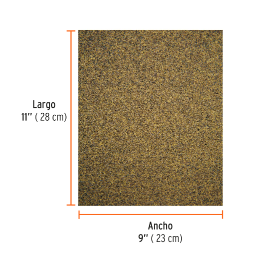 Lija para madera, grano 60