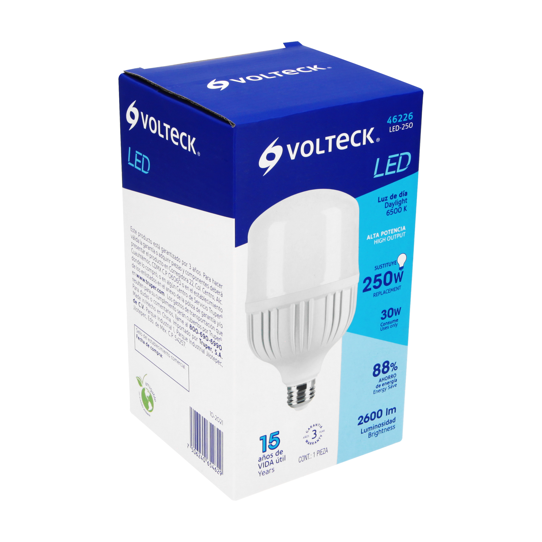 Lámpara de LED, alta potencia, E26, 30 W, luz de día
