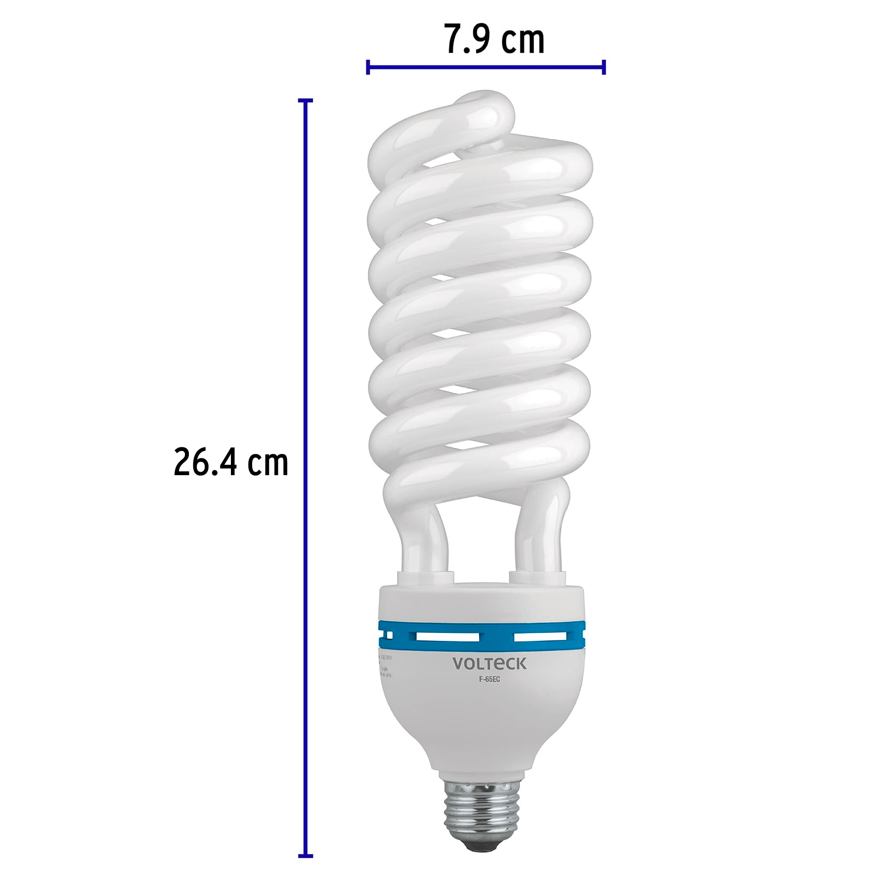 Lámpara 65 W, espiral, alta potencia ,luz día, T5, en caja